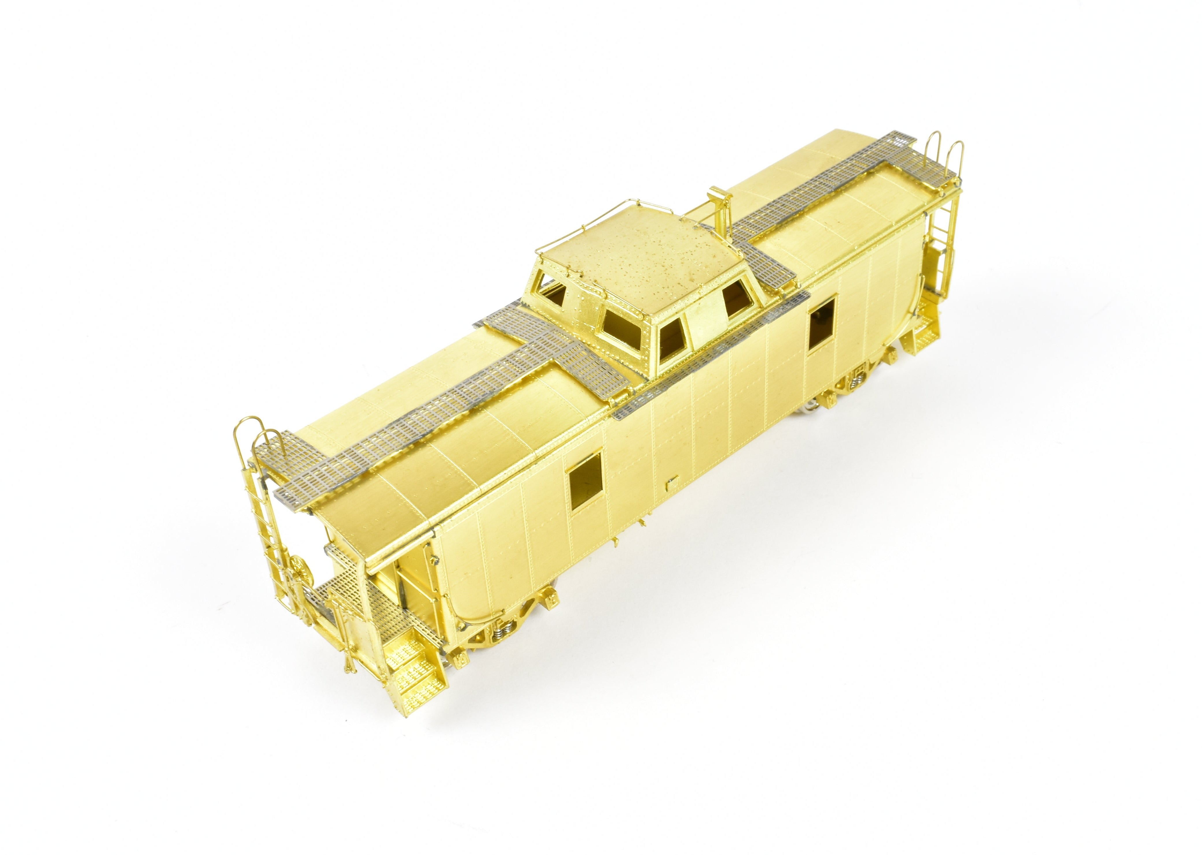 HO Scale Brass Canadian Pacific Steel Streamlined Centered Cupola Caboose Model by Overland Models, Inc. (OMI)
