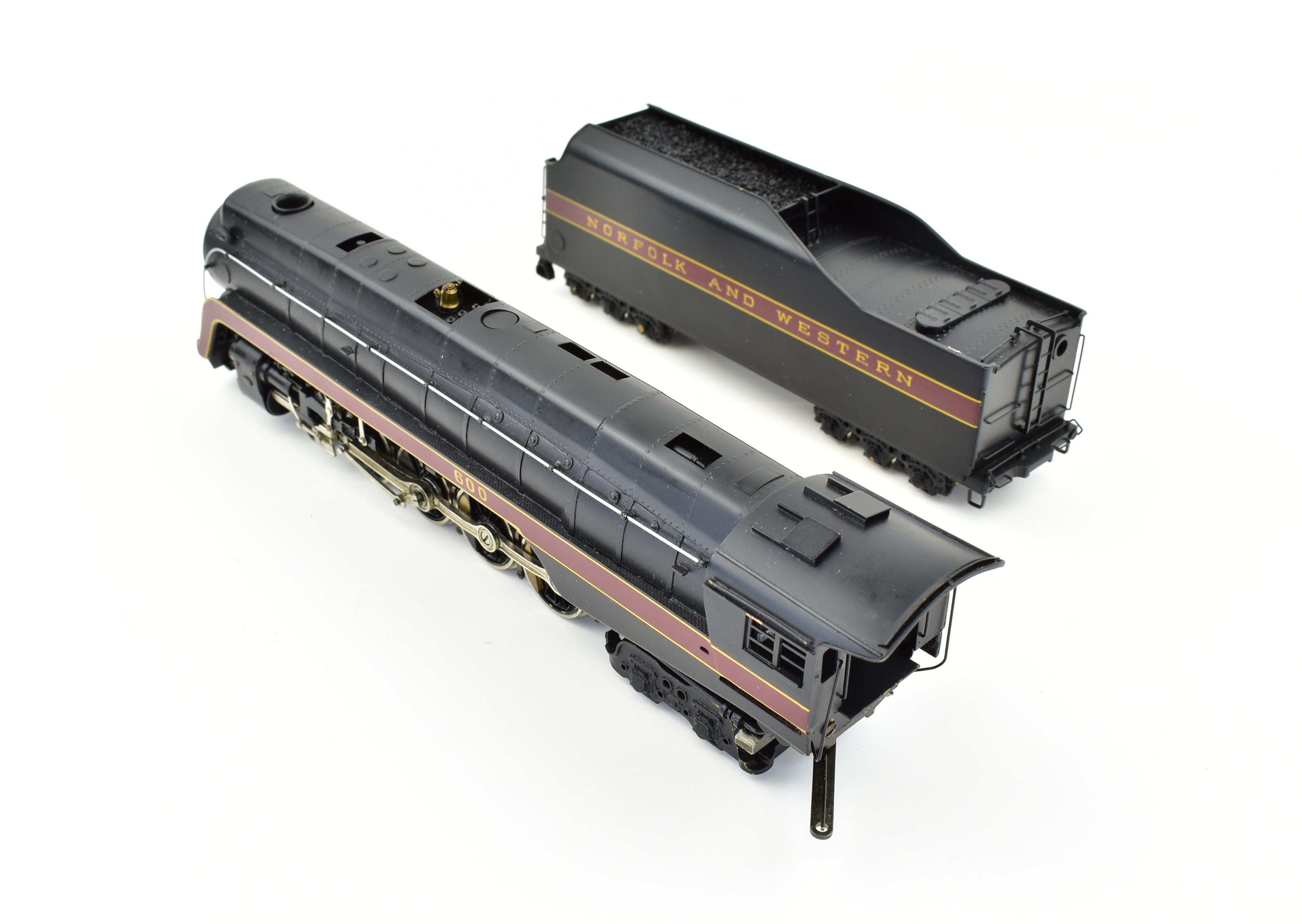 Rare HO Brass PFM Norfolk & Western Class J 4-8-4 Hand Painted by Tenshodo