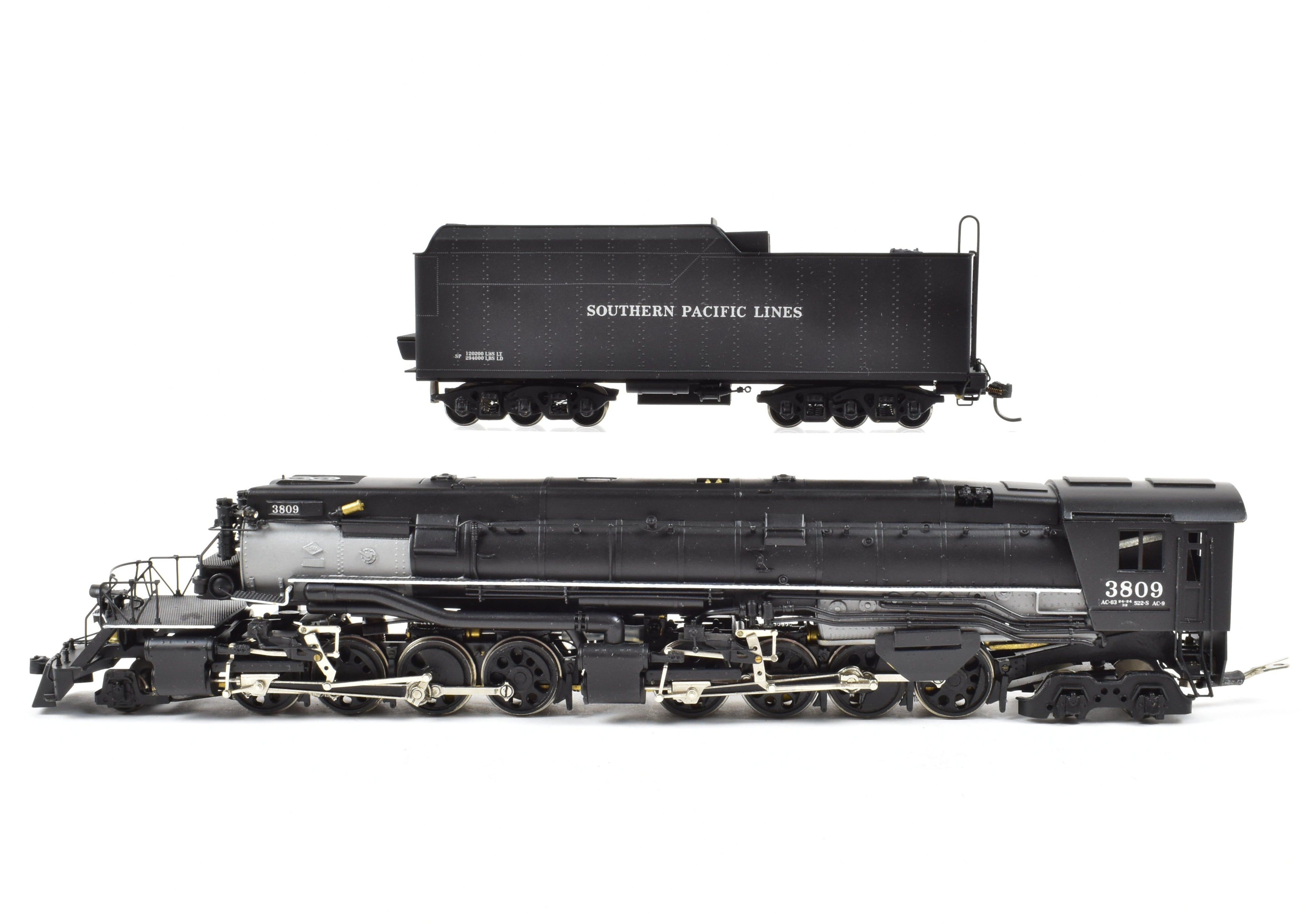 Custom Painted HO Brass Gem Models Southern Pacific AC - 9 2 - 8 - 8 - 4 Coal Version