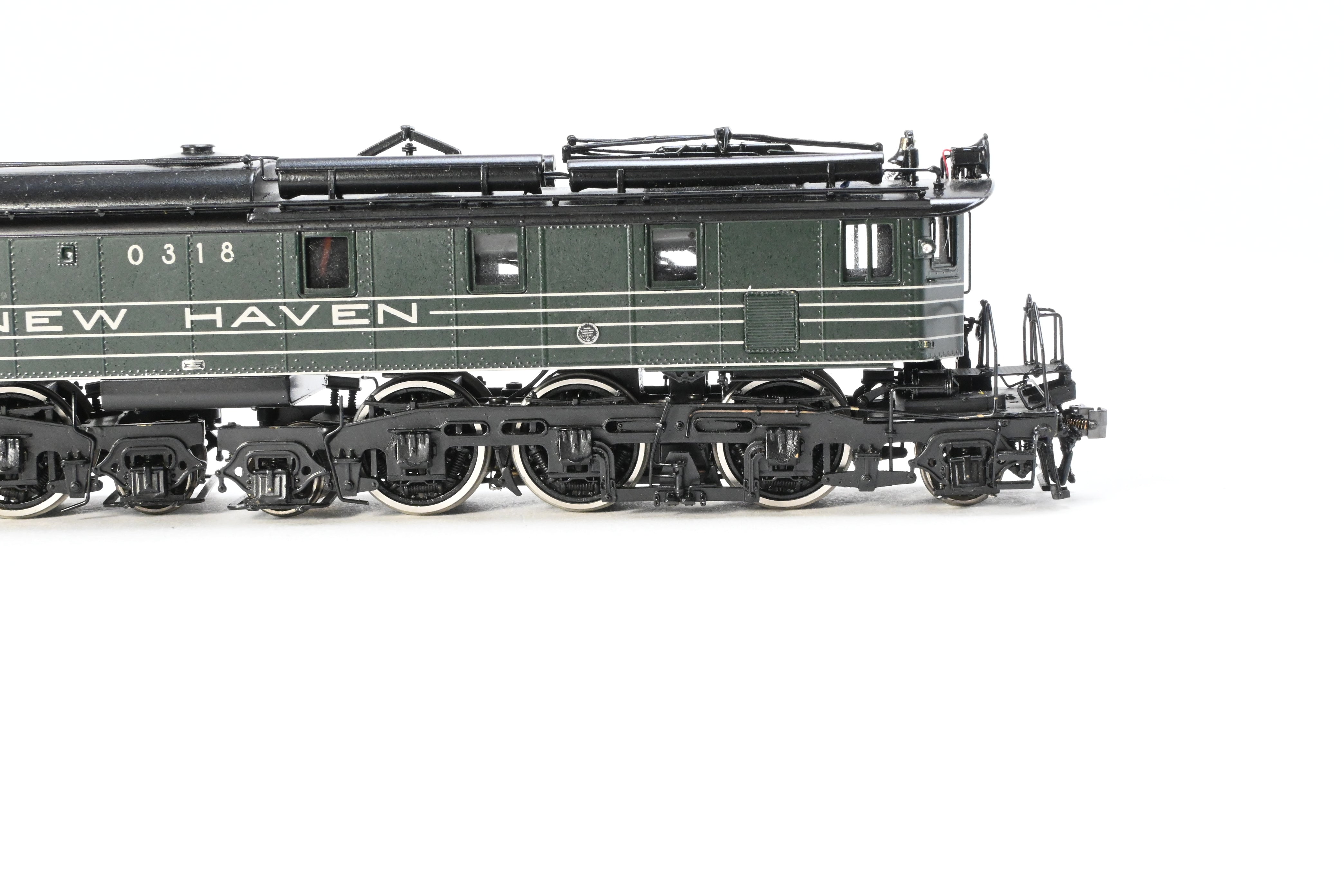 HO Brass CON Railworks NH New Haven EP - 2 Box Cab Electric FP 0318 w/ Tsunami2 DCC & Sound, Minor Damage
