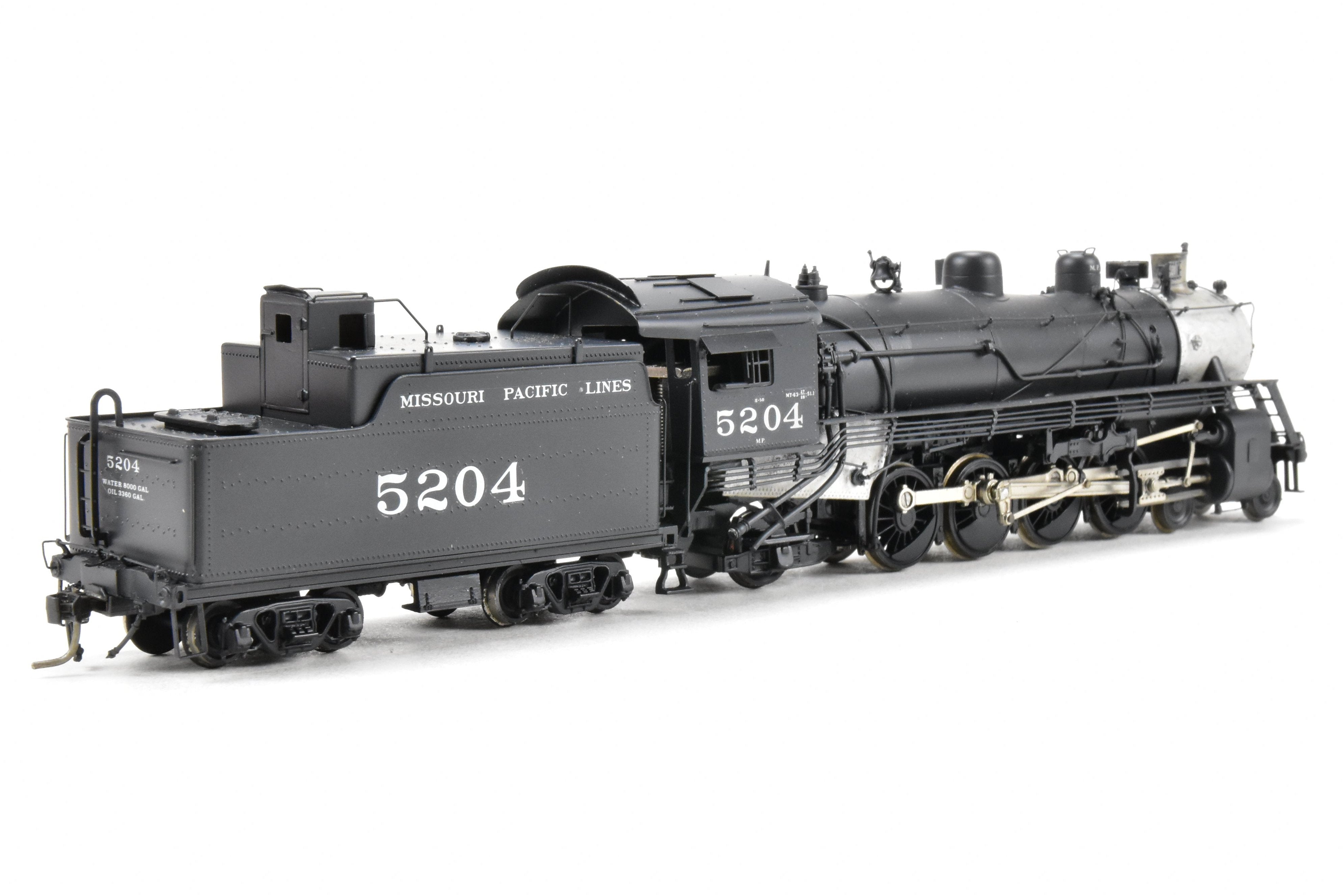 HO Brass Custom Joe G. Collias MP 5200 Class 4-8-2 Pro-Painted No. 5204