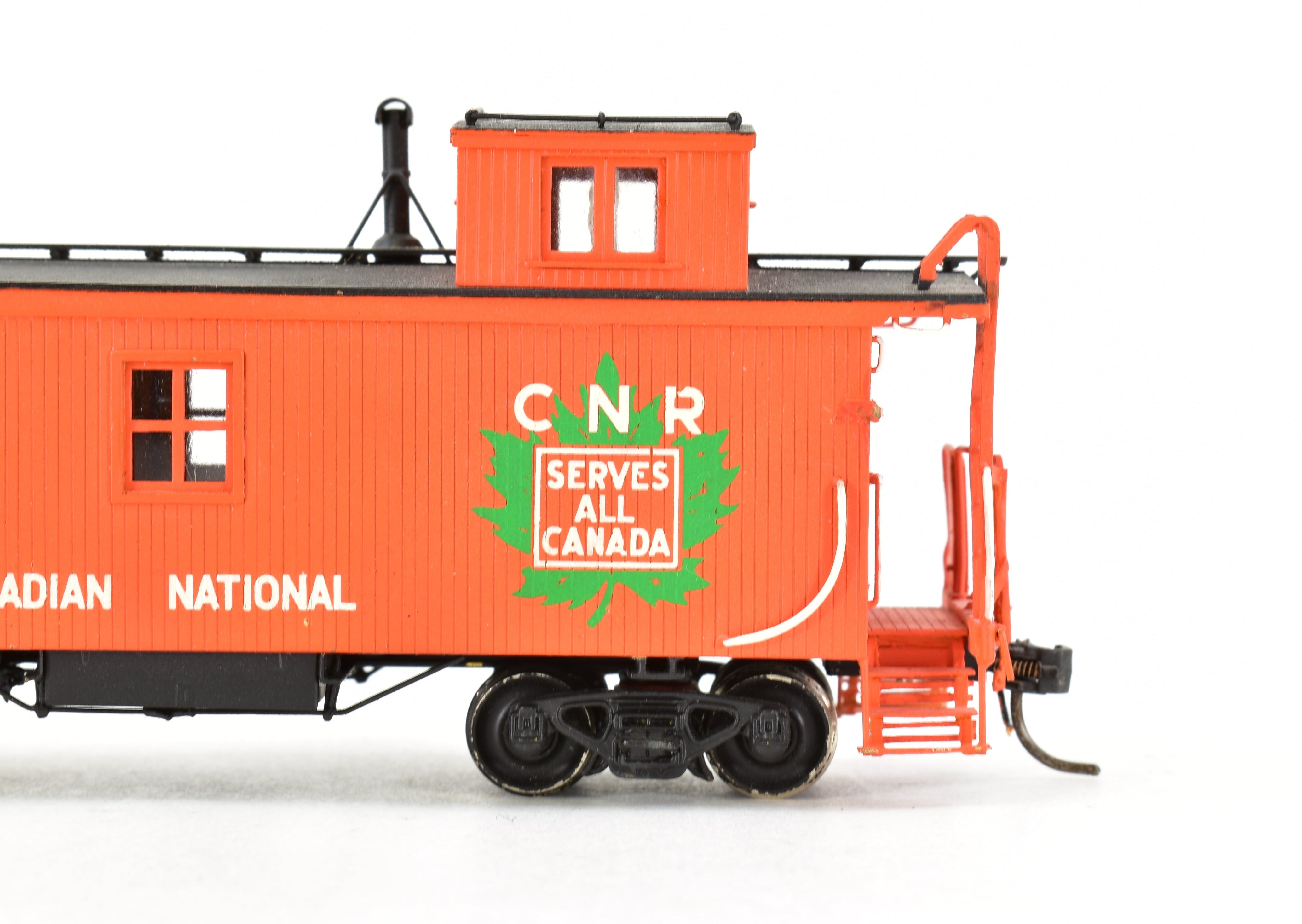 HO Scale Brass Van Hobbies Canadian National Railway Custom-Painted Wood Scribed Caboose