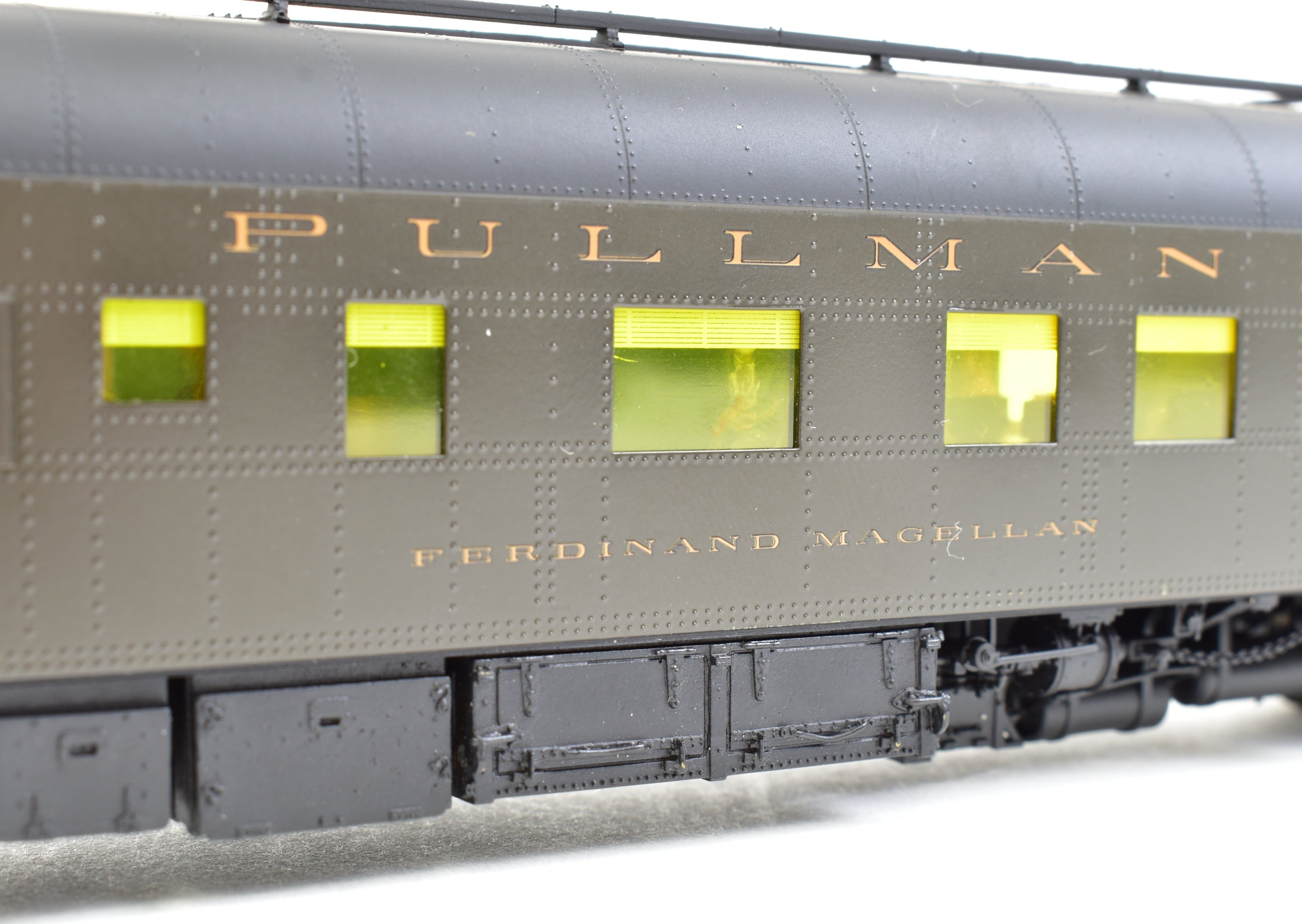 HO Scale Brass Model Pullman USN - 1 Ferdinand Magellan Presidential Car from Overland Models, Inc. Featuring Added Details for Reagan - Era Representation