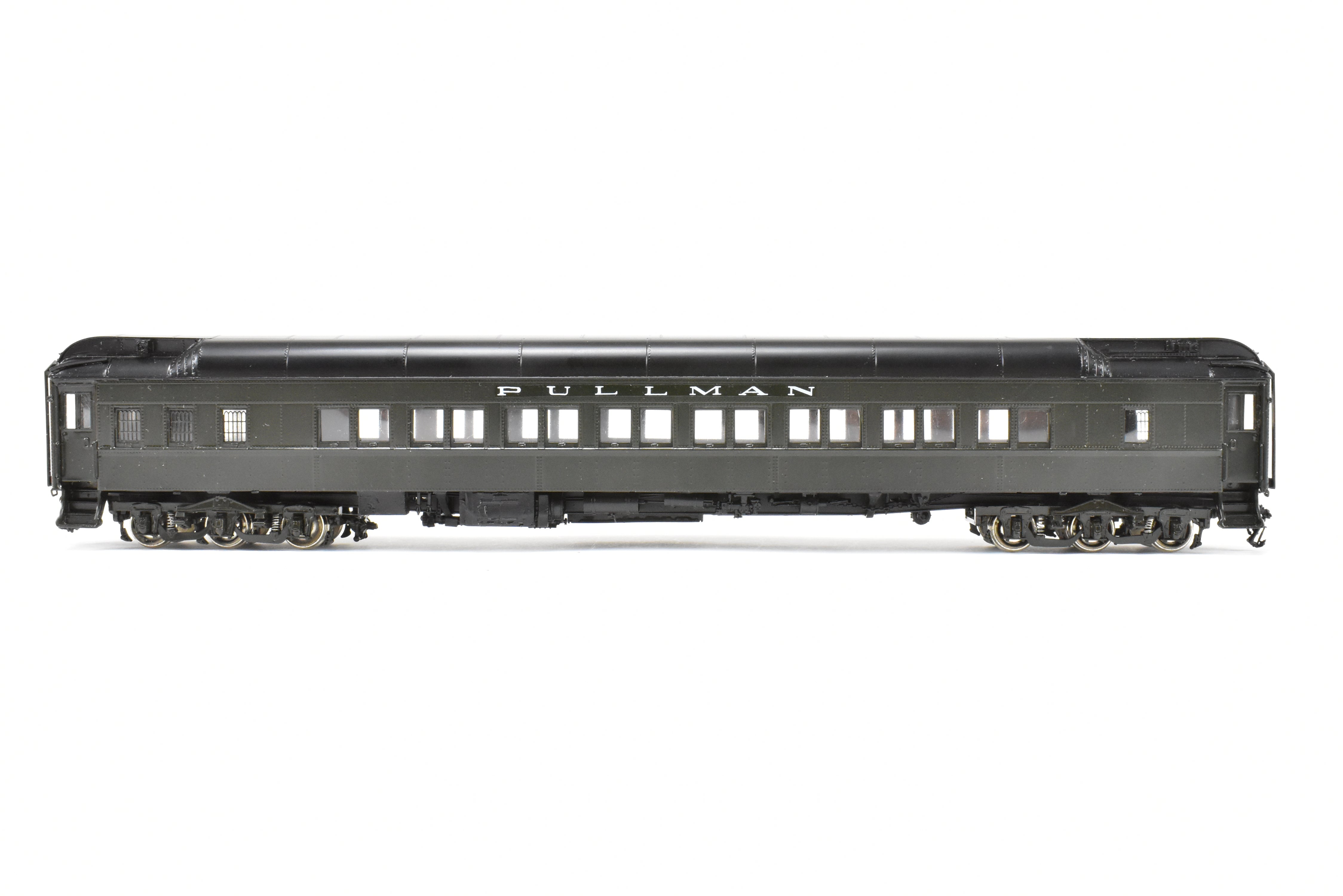 HO Scale Brass Precision Scale Co. (PSC) Pullman 80-Foot Sleeper Heavyweight 16-Section Tourist Car Plan 2412 with Factory-Painted Air
