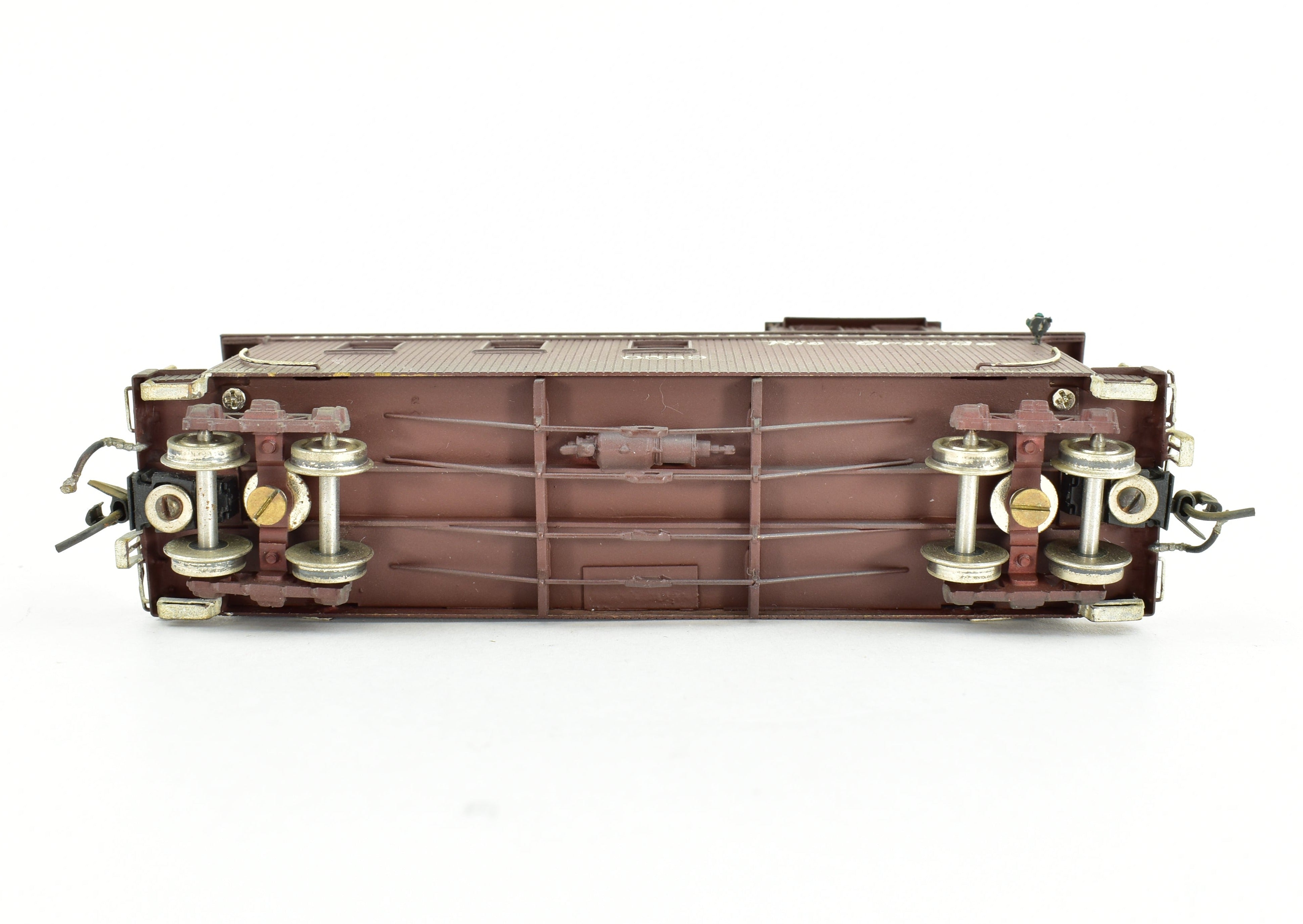 HOn3 Custom - Painted Brass Westside Model Co. D&RGW Long Caboose 0589