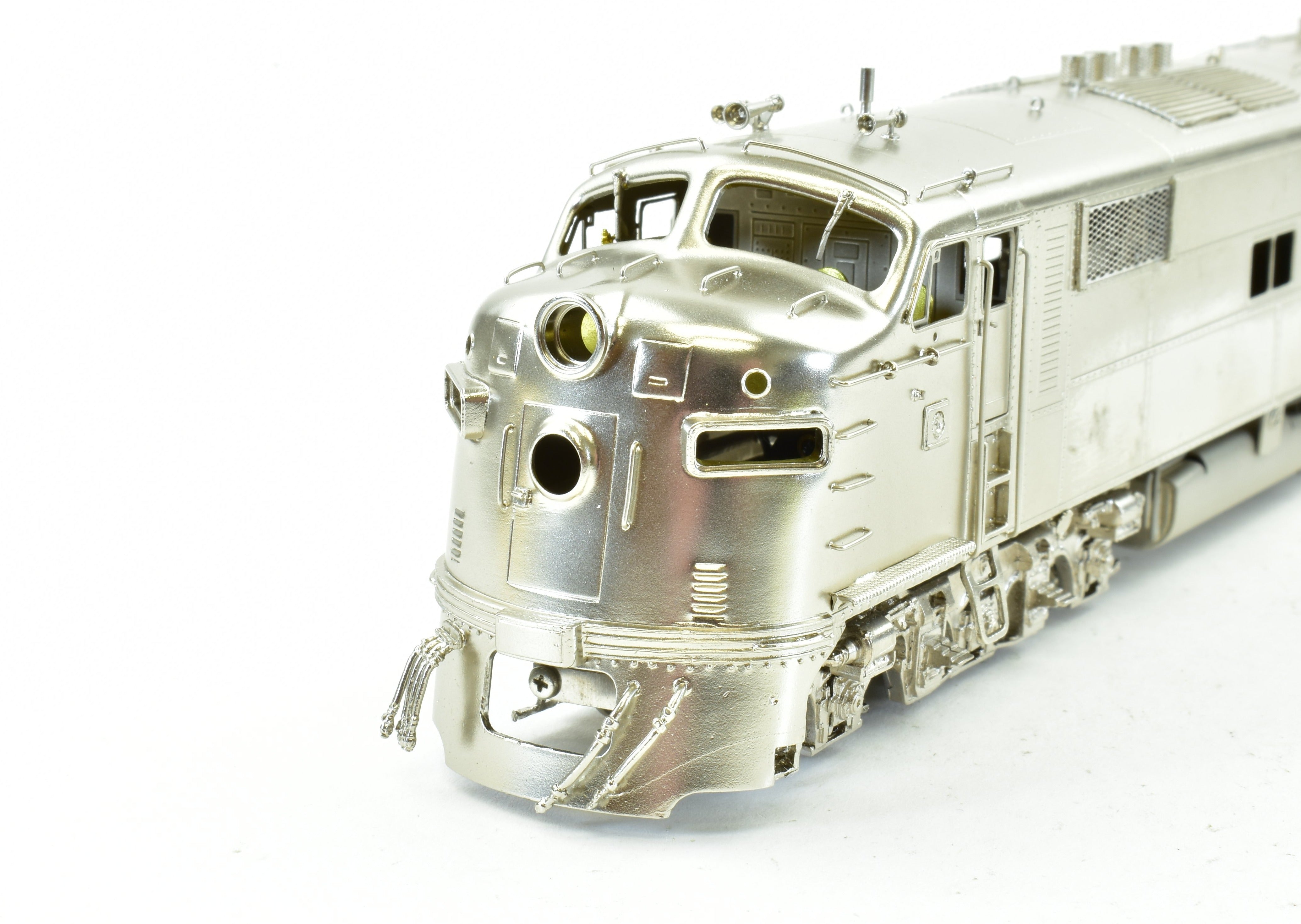 HO Scale Brass Model Train - Overland Models, Inc. CB&Q - Burlington Route EMD E7A Factory Plated Locomotive from 1966 Era