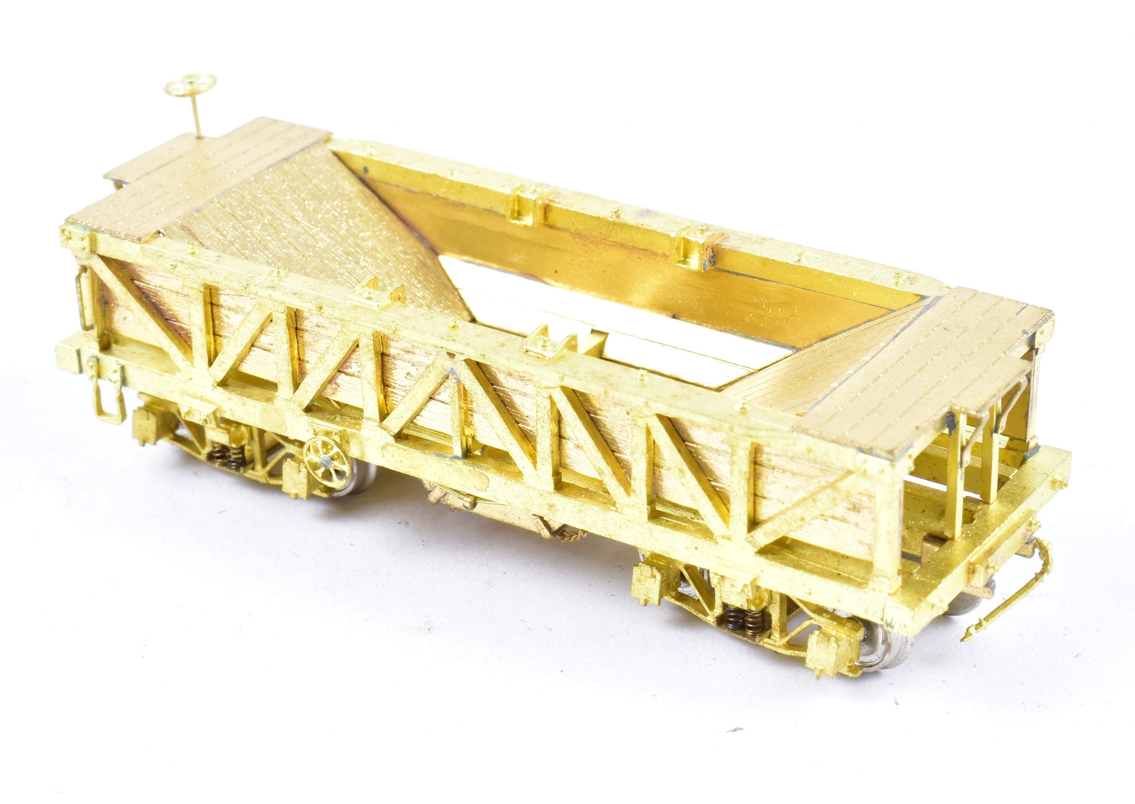 HOn3 Scale Brass OMI - Overland Models, Inc. Rock Car with Sprung Trucks for Various Railroads