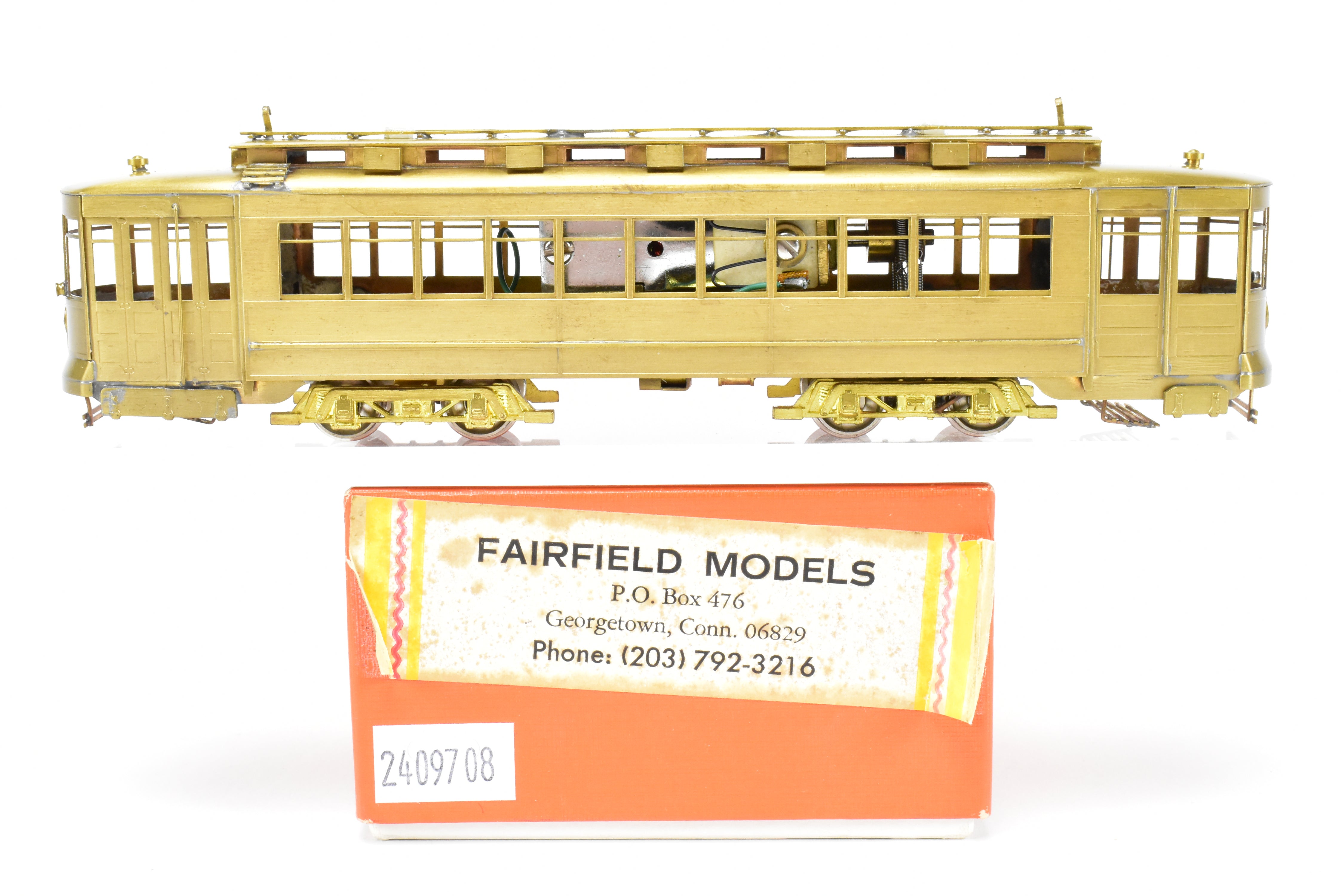 HO Scale Brass Chicago Surface Lines 343 CSL Pullman Car by Fairfield Models