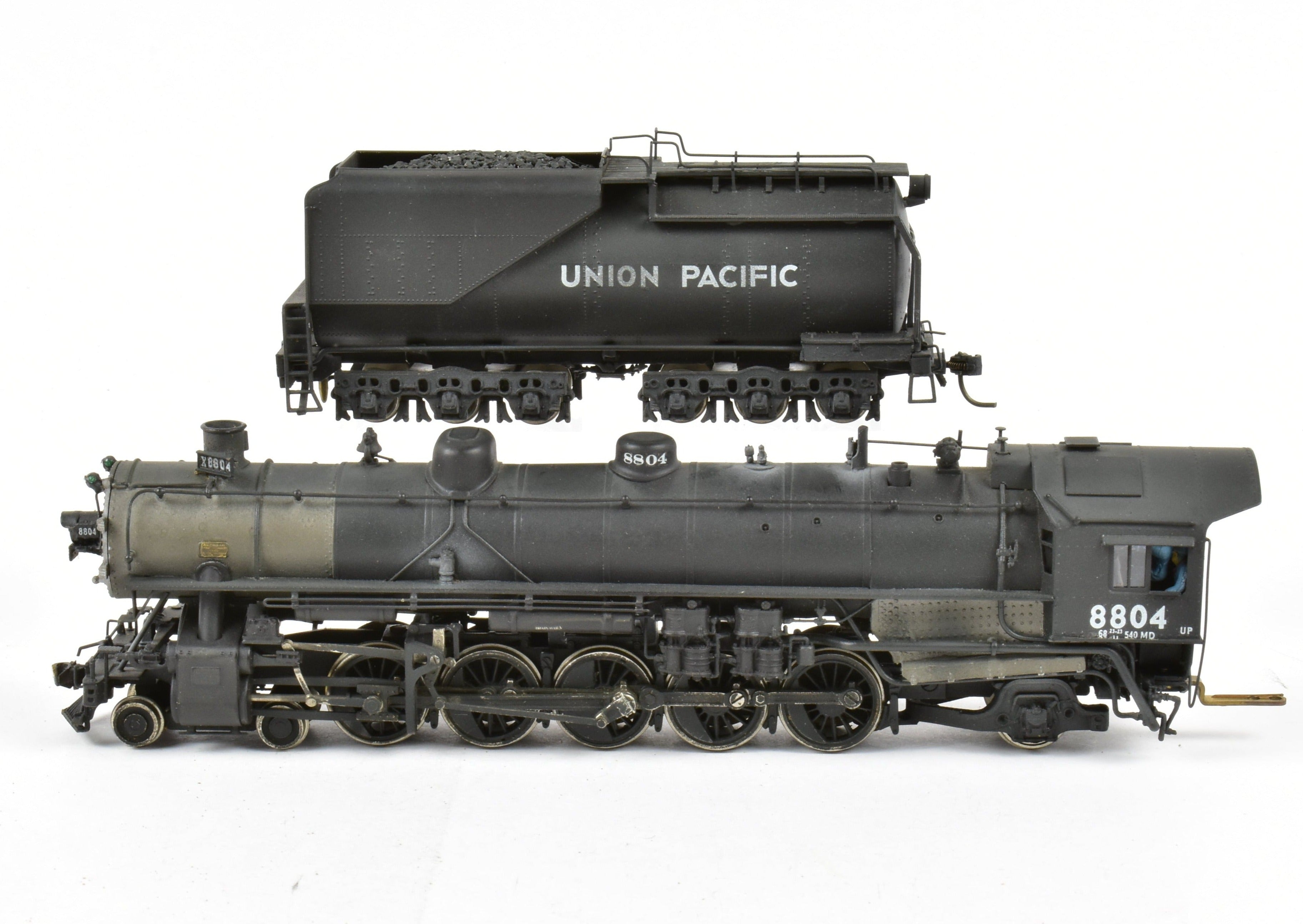 HO Scale Brass Train Model by Westside Model Co., Union Pacific 8800 Class 4 - 10 - 2 Locomotive, Custom Painted No. 8804