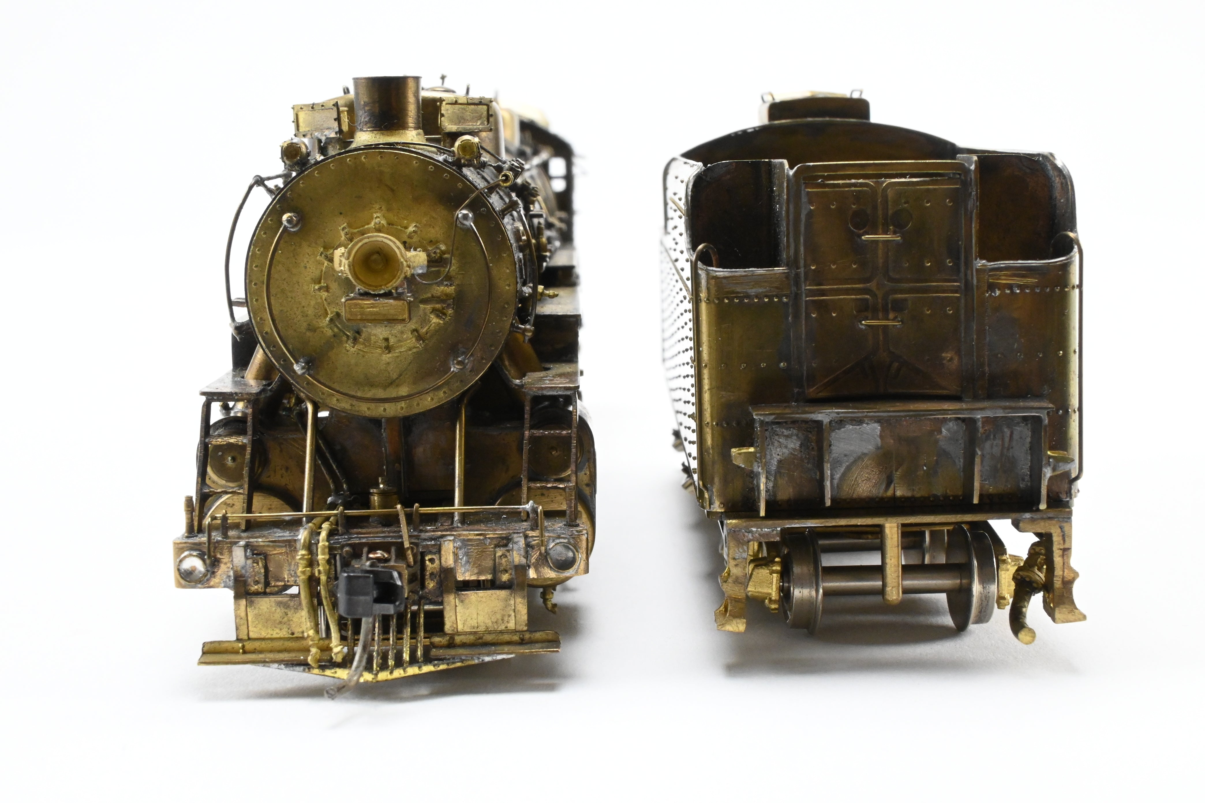 HO Scale Custom-Made Brass Model of Joe G. Collias Scratch-Built Missouri Pacific 2-10-2 Locomotive No. 1718 (Formerly Wabash)
