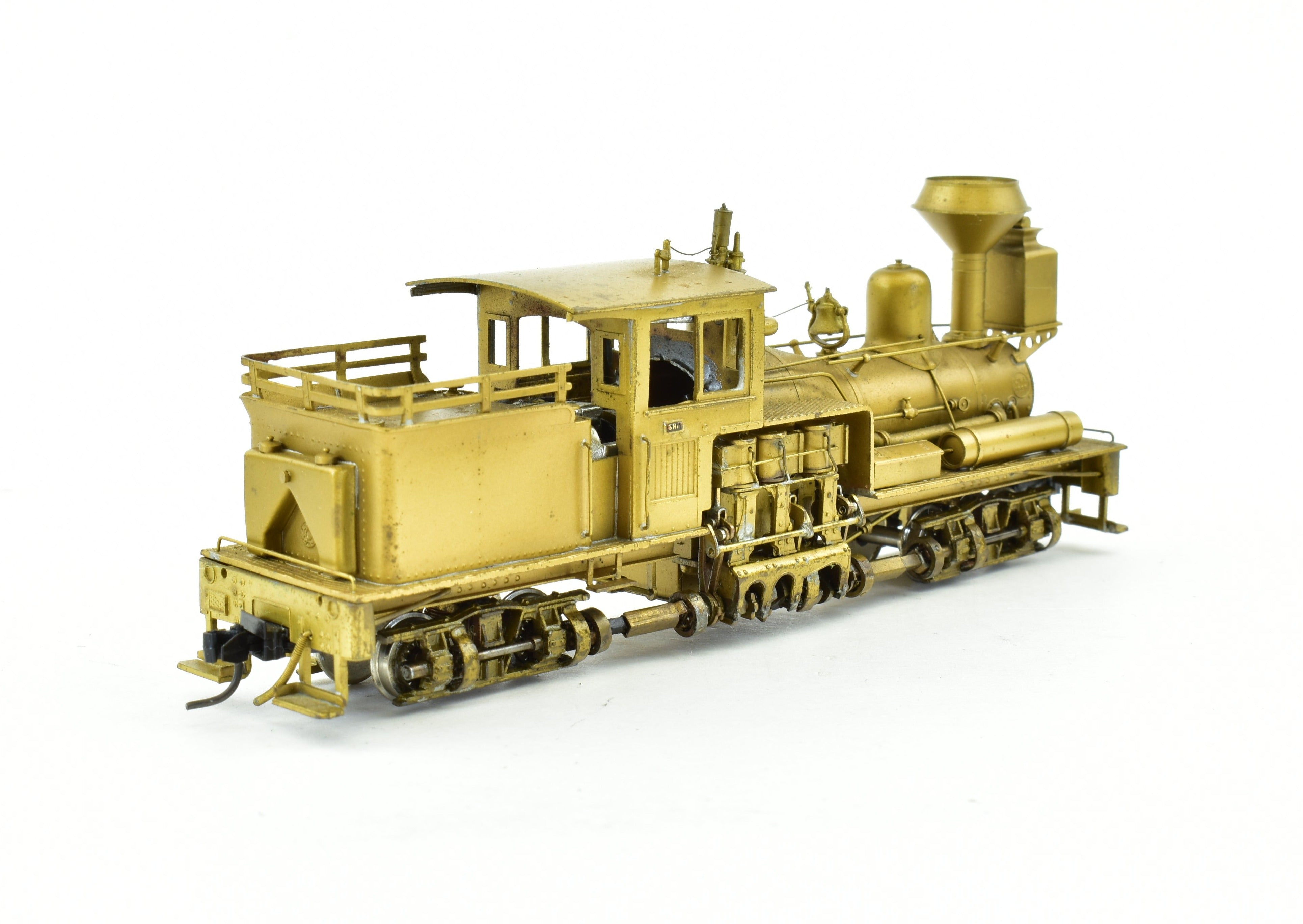 HOn3 Scale Brass PFM - United Benson Logging Co. 2 - Truck 25 - Ton Shay Geared Model Locomotive for Model Train Enthusiasts