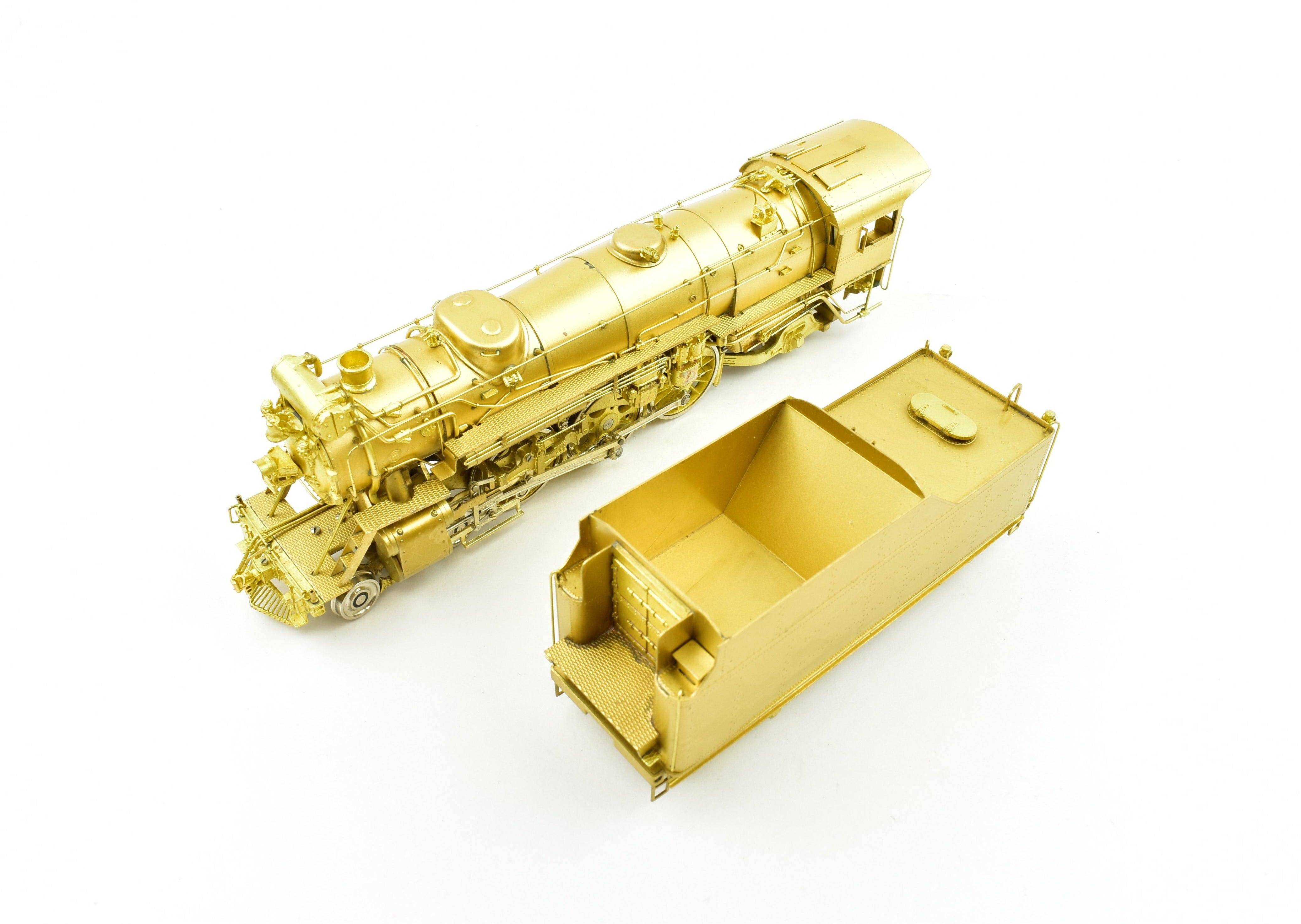 HO Scale Brass Key Imports Erie Railroad K - 5a 4 - 6 - 2 Pacific Steam Locomotive Model from 1941 Era