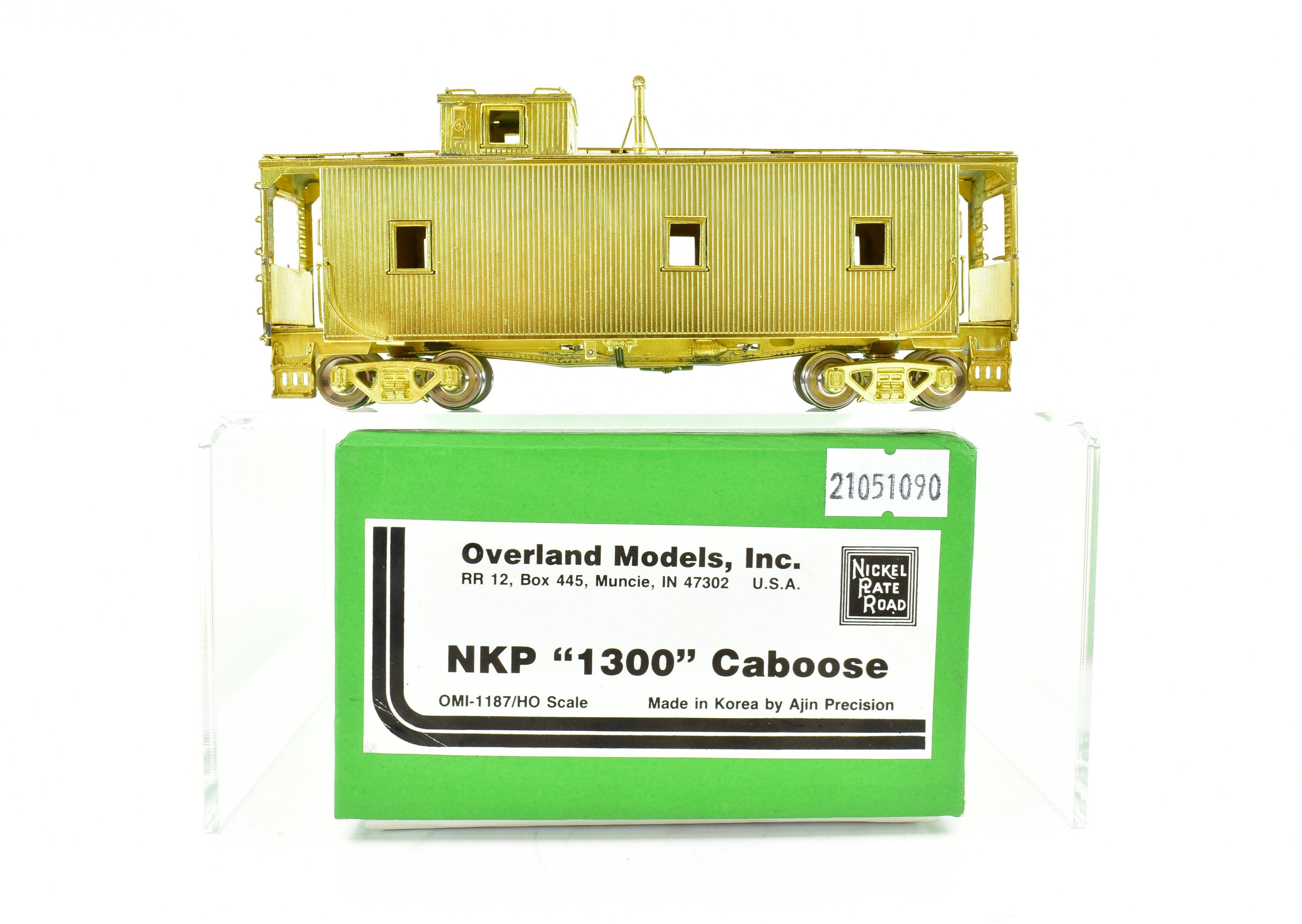 HO Brass OMI - Overland Models NKP Nickel Plate Road 1300 Like-New Caboose