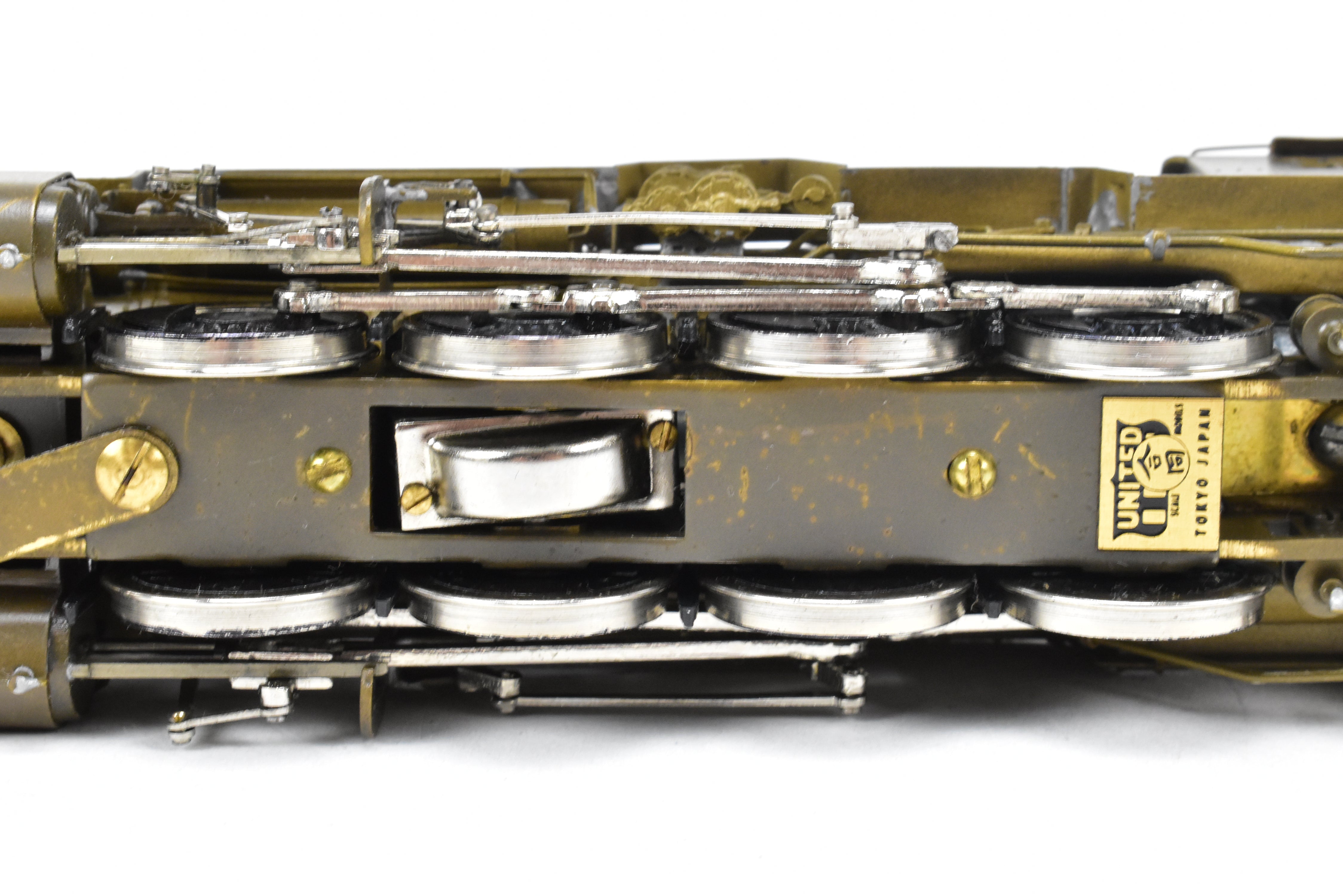 HO Scale Brass Pacific Fast Mail (PFM) Baltimore & Ohio Class E - 27ca 2 - 8 - 0 Steam Locomotive Power Series Model from 1977 Run with Incorrect Locomotive Details