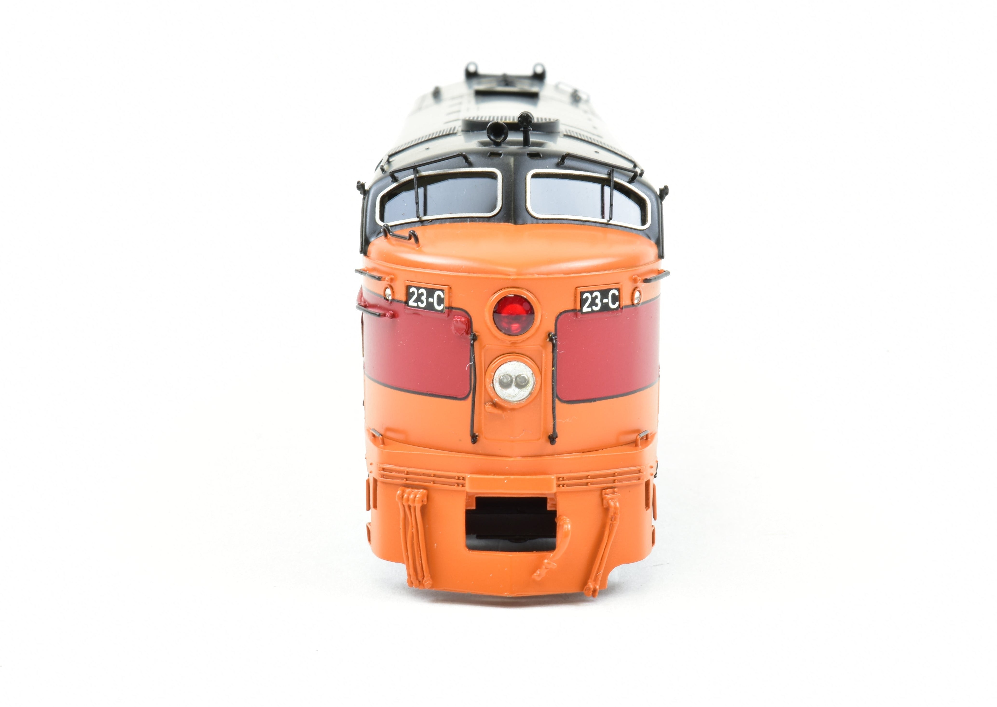HO Scale Brass Diesel Locomotive Model by Overland Models Inc. - Milwaukee Road Fairbanks Morse CFA 16 - 4 Factory Painted