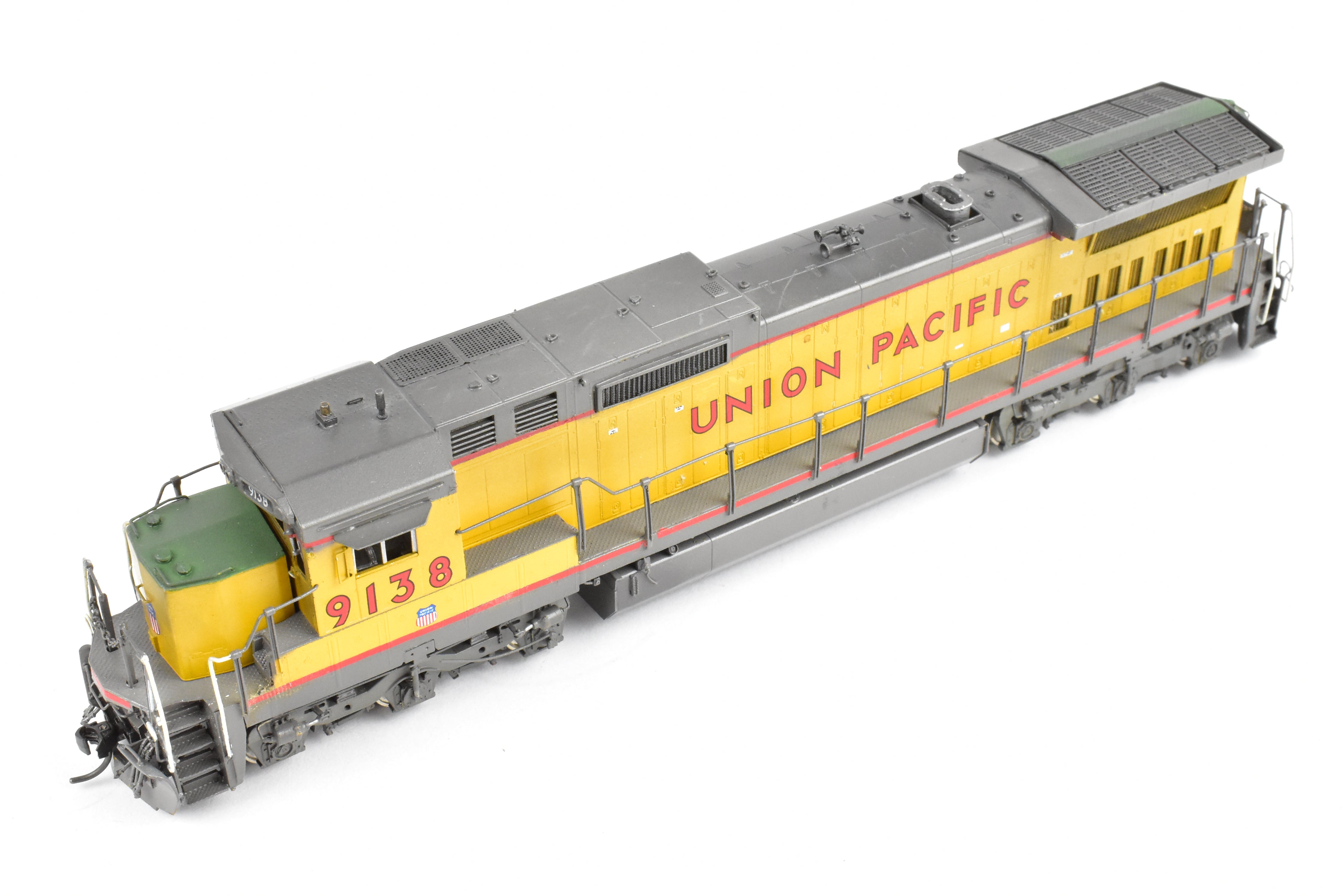 HO Scale Brass Union Pacific GE Dash 8 - 40C Custom Painted Locomotive Model No. 9138 by Overland Models, Inc. with Incorrect Box