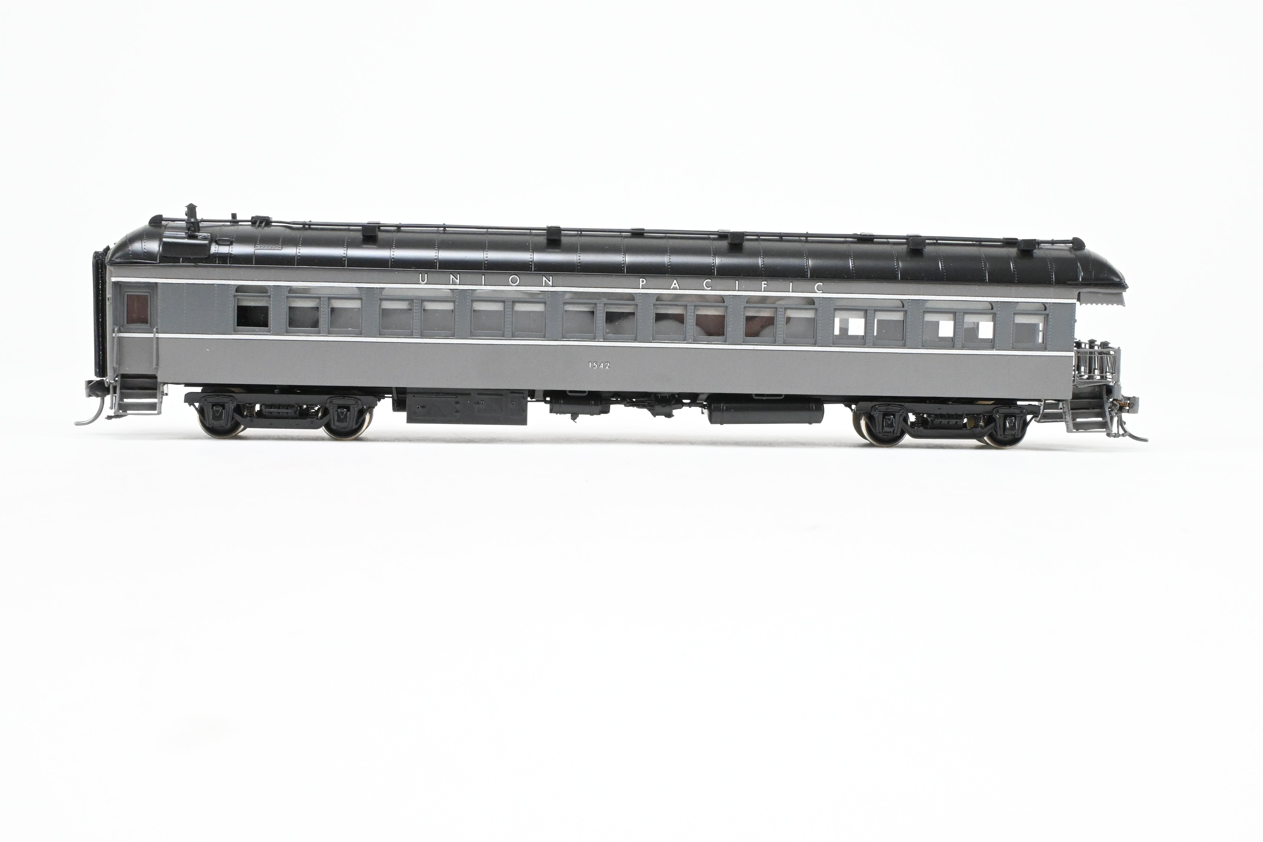 HO Scale Brass Precision Scale Co. Union Pacific Harriman Common Standard Class 60 - O - 1 Observation and Business Car Professionally Painted with Number 1542
