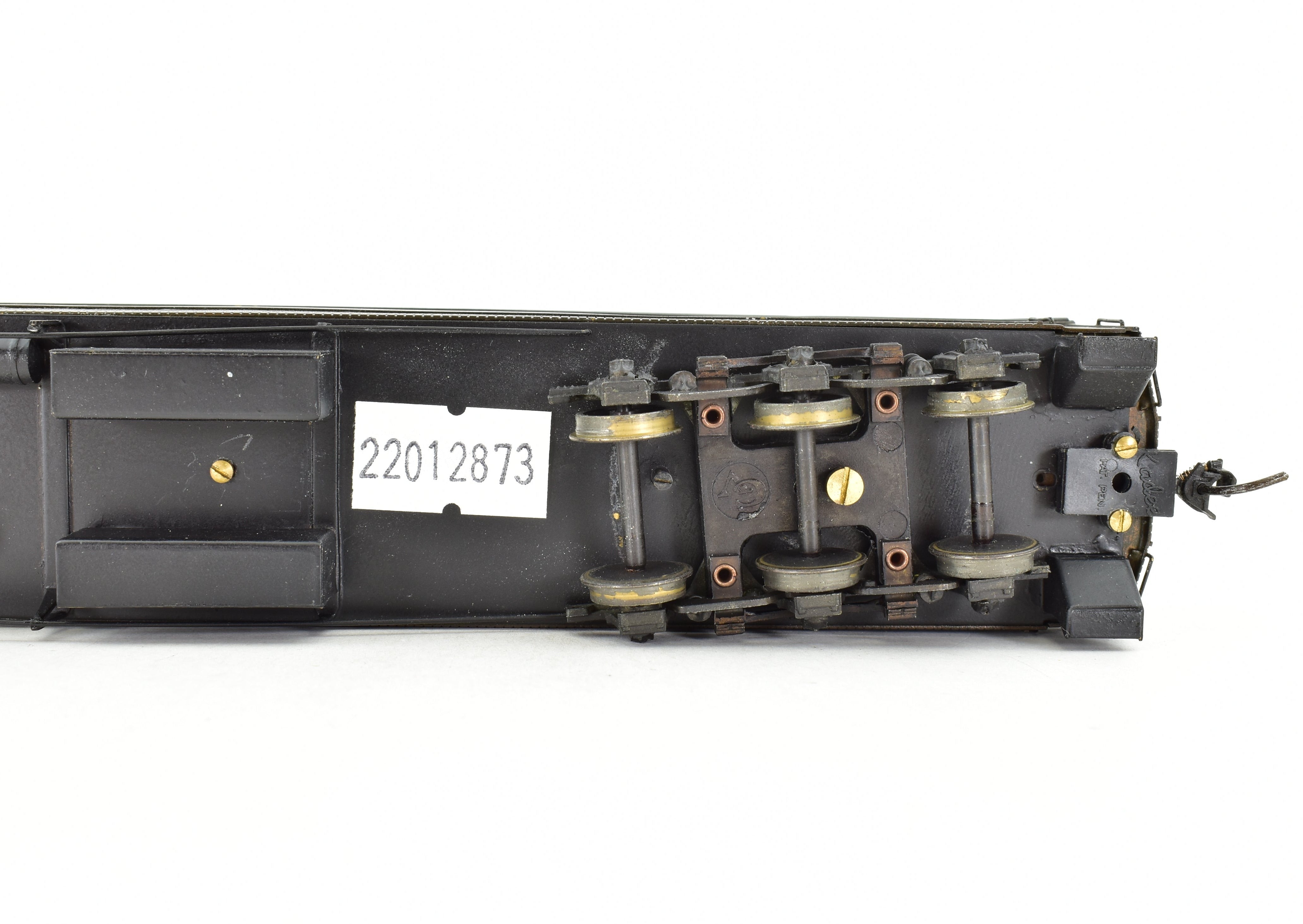HO Scale Brass PFM Van Hobbies Canadian Pacific Railway Kettle Valley Wood Passenger Sleeper Model with Painted GN Finish and No Original Box
