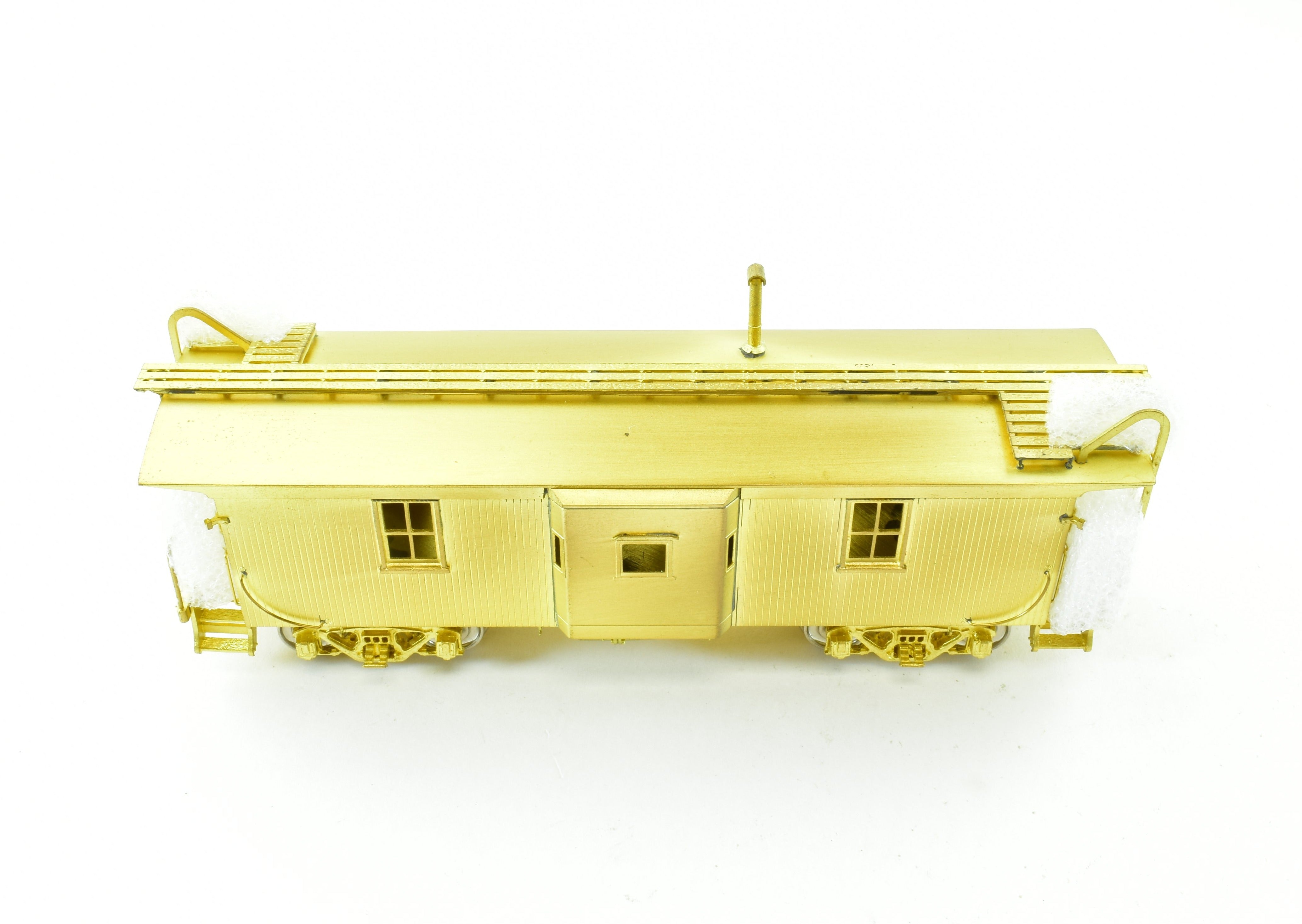 HO Scale Brass Monon Wood Caboose with Steel Bay Window by Overland Models, Inc. (OMI) - A Collectible Model Train Car