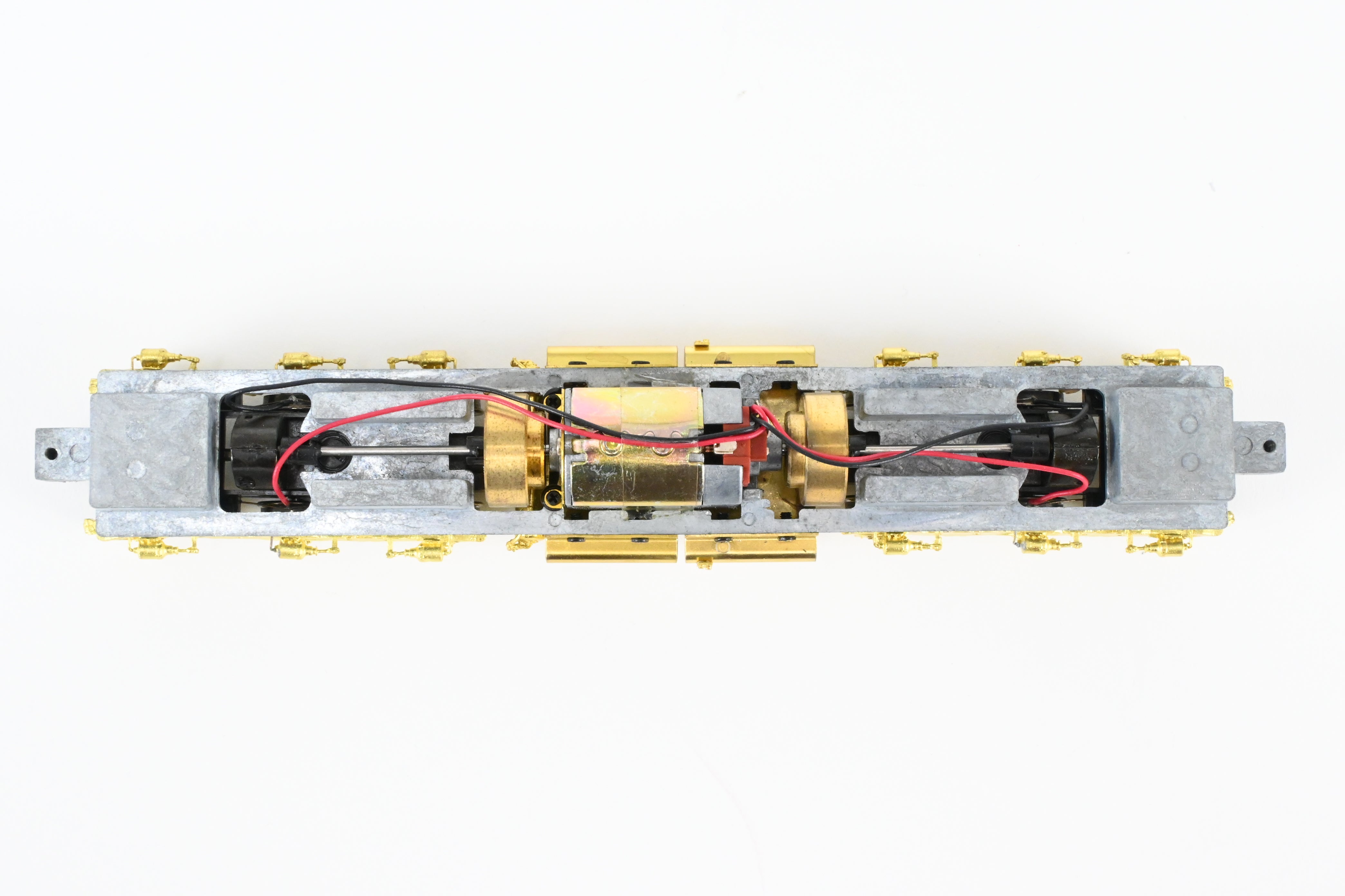 HO Scale Brass EMD SD7/9 Drive Systems by Overland Models Inc with Brass Fuel Tank