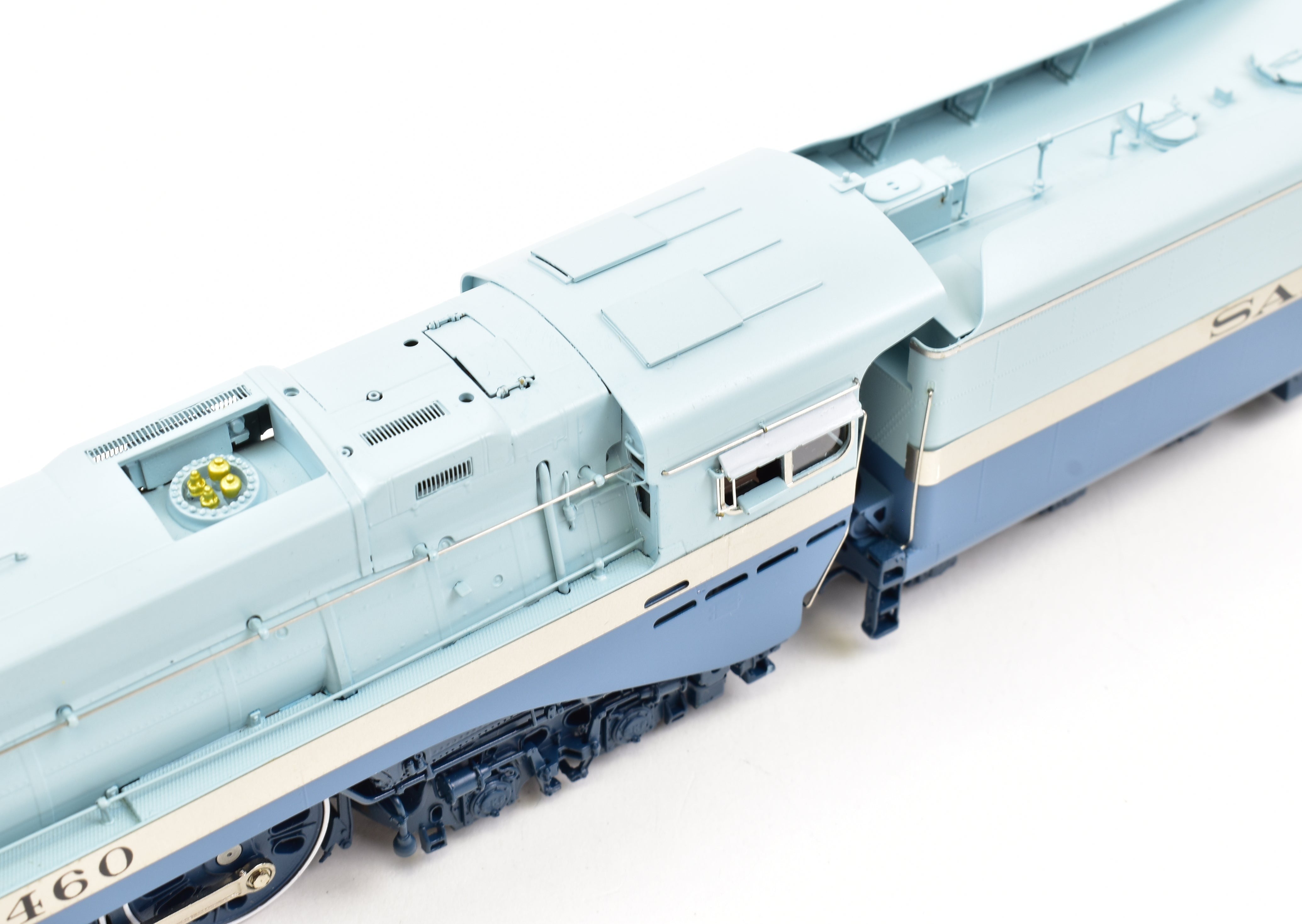HO Brass Precision Scale Co. ATSF Santa Fe 4-6-4 #3460 Blue Goose Hudson FP Rare Model