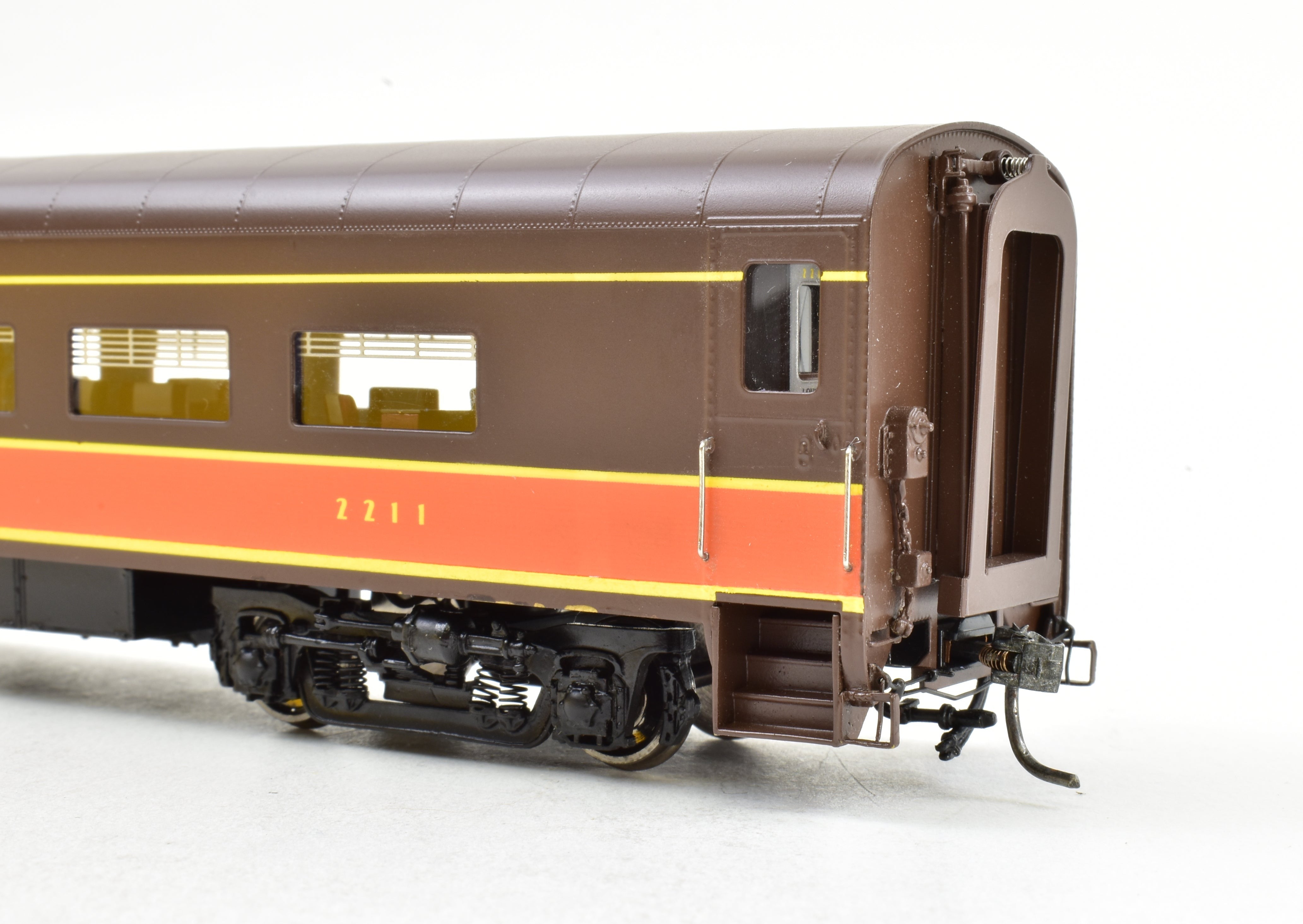 HO Scale Brass Union Terminal Imports No. 1156-7 Illinois Central Parlor Car FP 2211