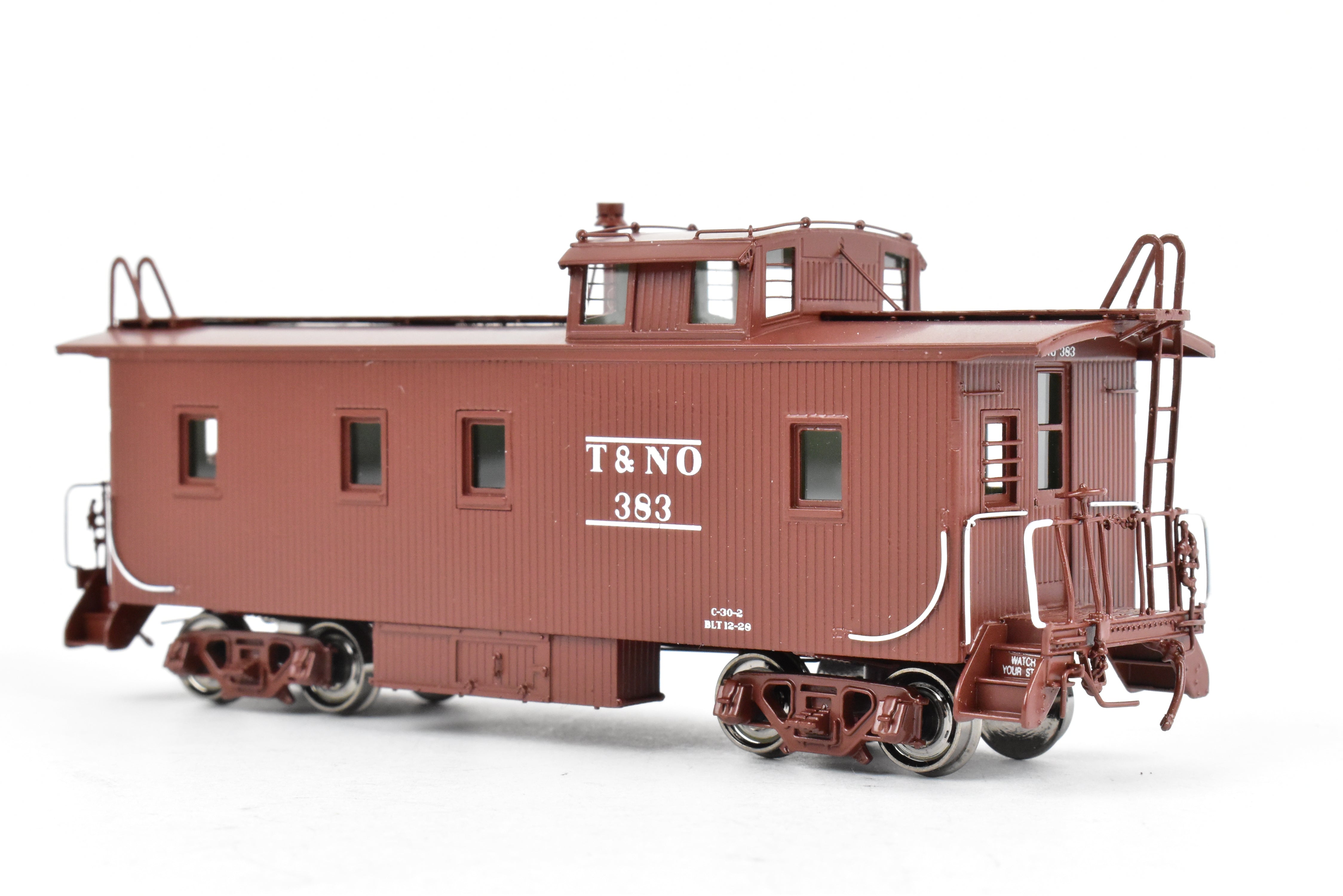 HO Scale Brass CIL Challenger Imports T&NO C-30-2 Wood Side Caboose #383