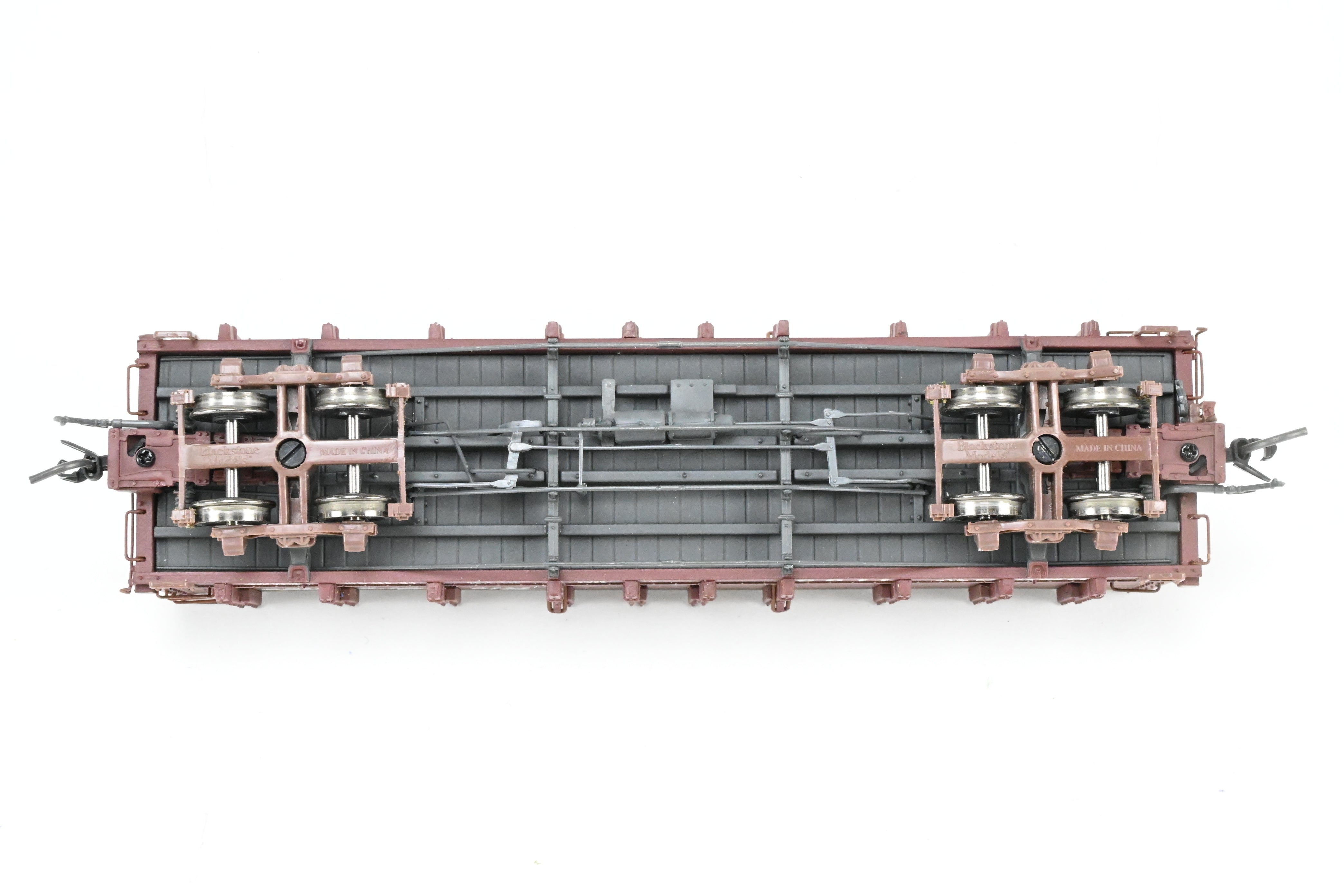 HOn3 Blackstone Models D&RGW Brown High Side Gondola No. 1133 with Flying Grande Herald