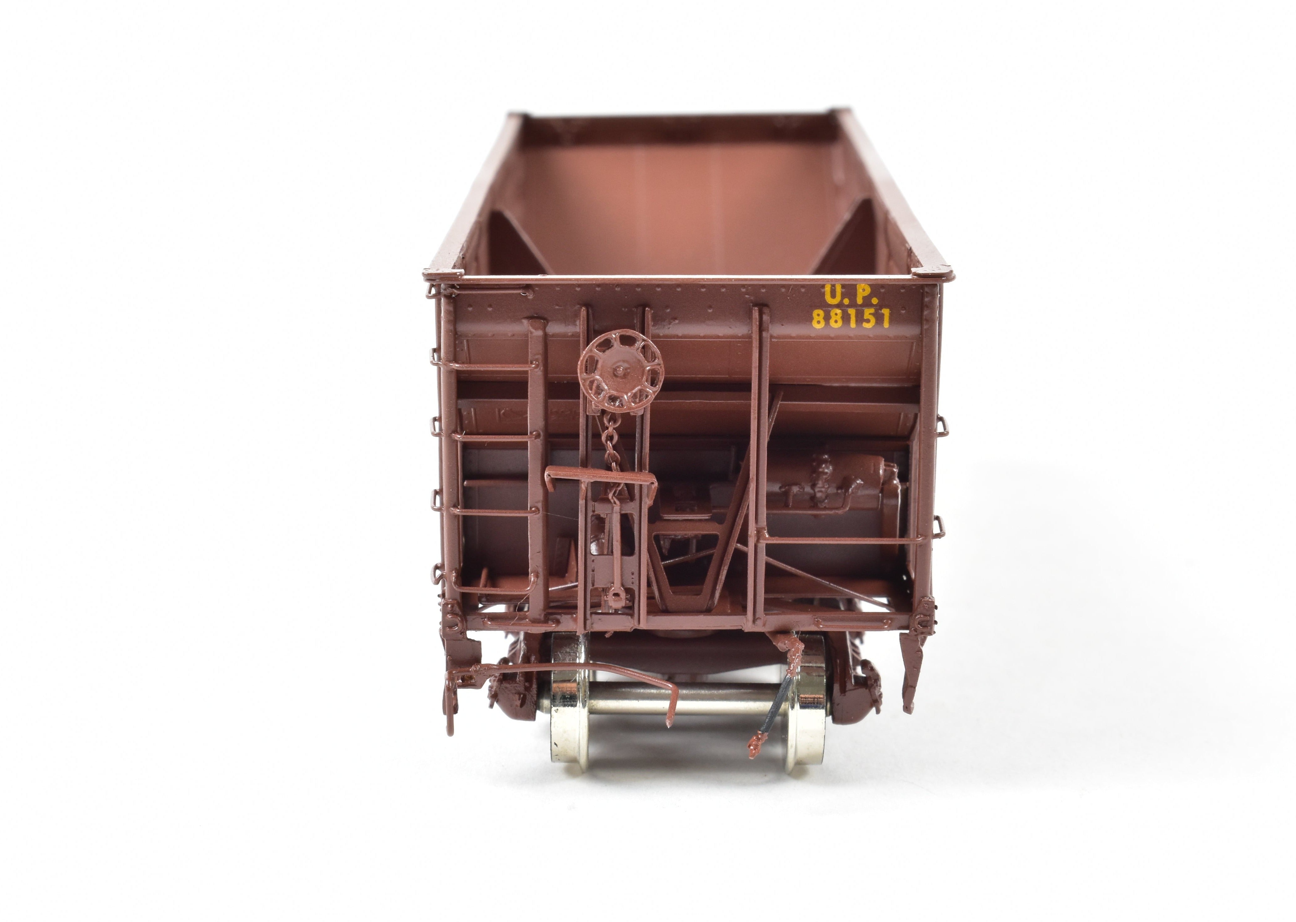 HO Scale Brass Freight Car - OMI (Overland Models, Inc.) Union Pacific Hart Selective Ballast & Coal Car HK - 50 - 5 FP, Ideal for Model Railroading