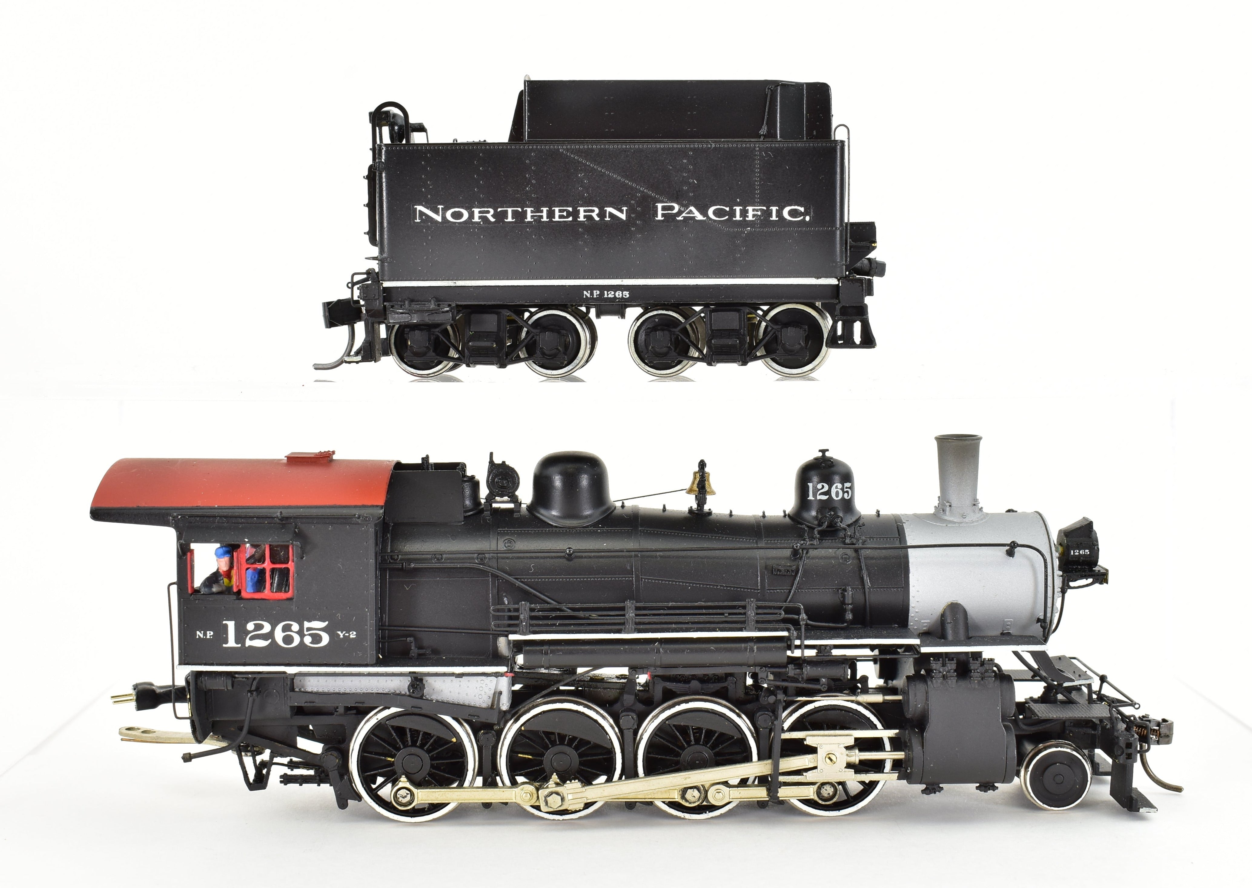HO Brass W&R Enterprises Northern Pacific Y-2 2-8-0 Pro-Painted with ESU/LokSound DCC/Sound