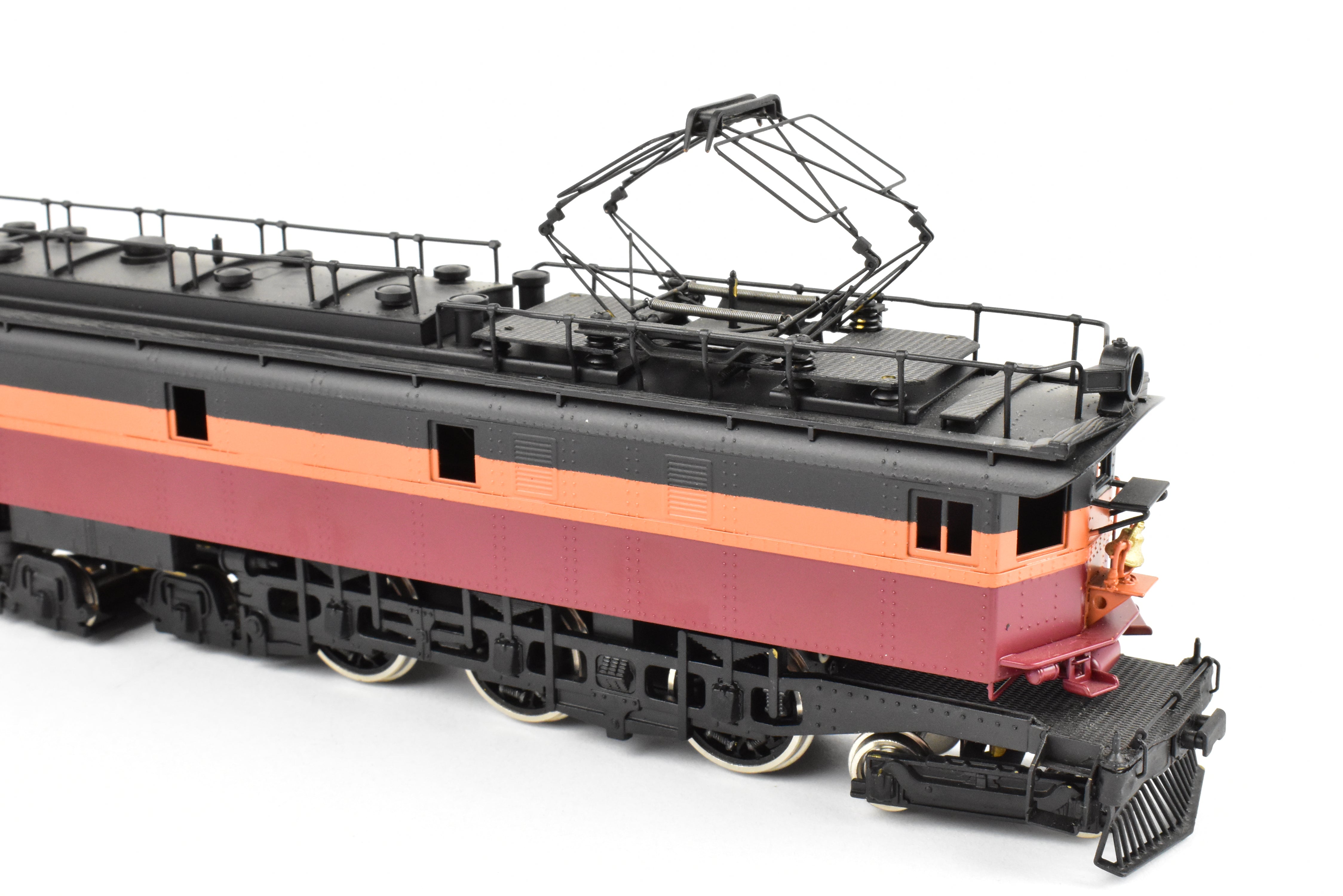 HO Scale Custom Brass Milwaukee Road EP - 3 Boxcab Electric Locomotive Model with Factory Painted Finish