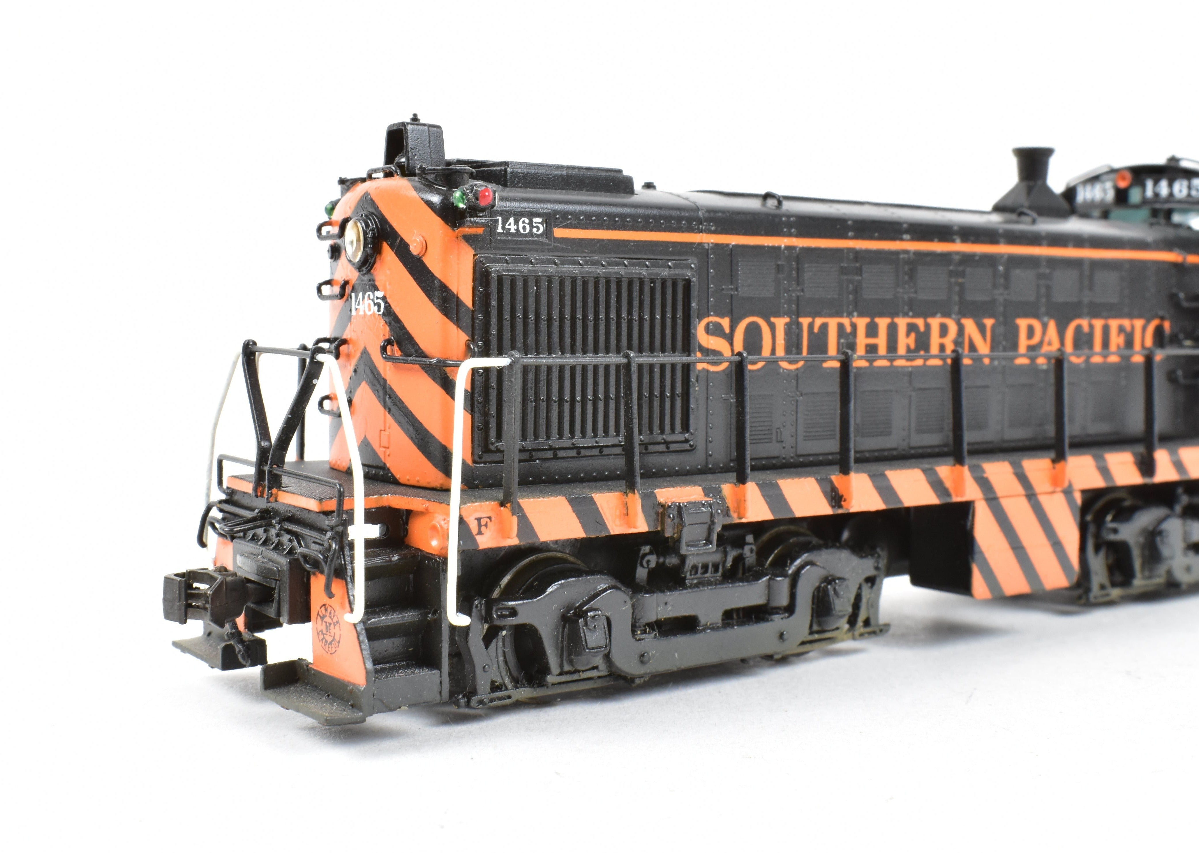 Custom Painted Tiger Stripe HO Brass ALCO S - 4 Switcher Model for Southern Pacific