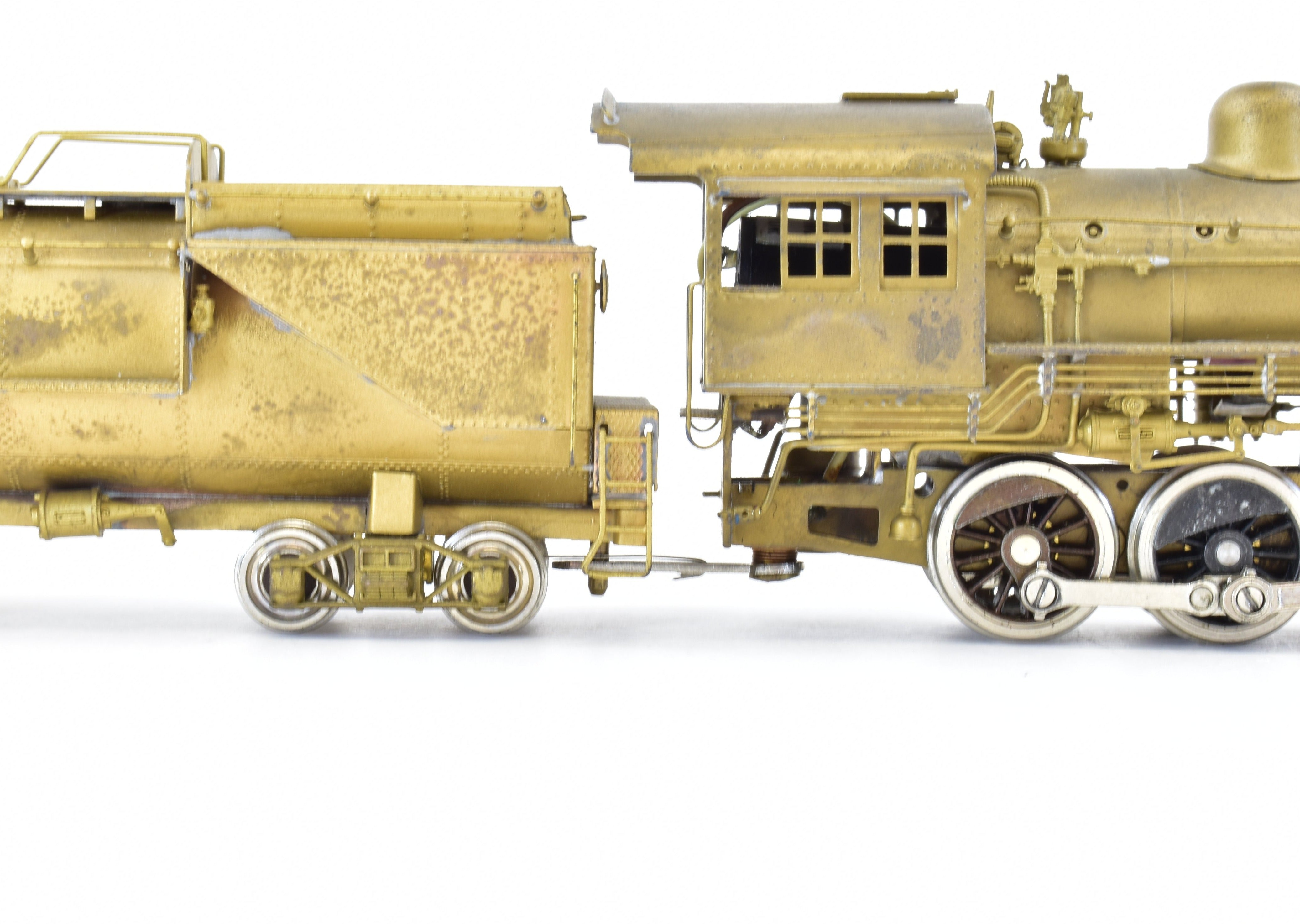 High - Quality HO Scale Brass PFM - United UP Union Pacific 2 - 8 - 0 Steam Locomotive with Can Motor Upgrade
