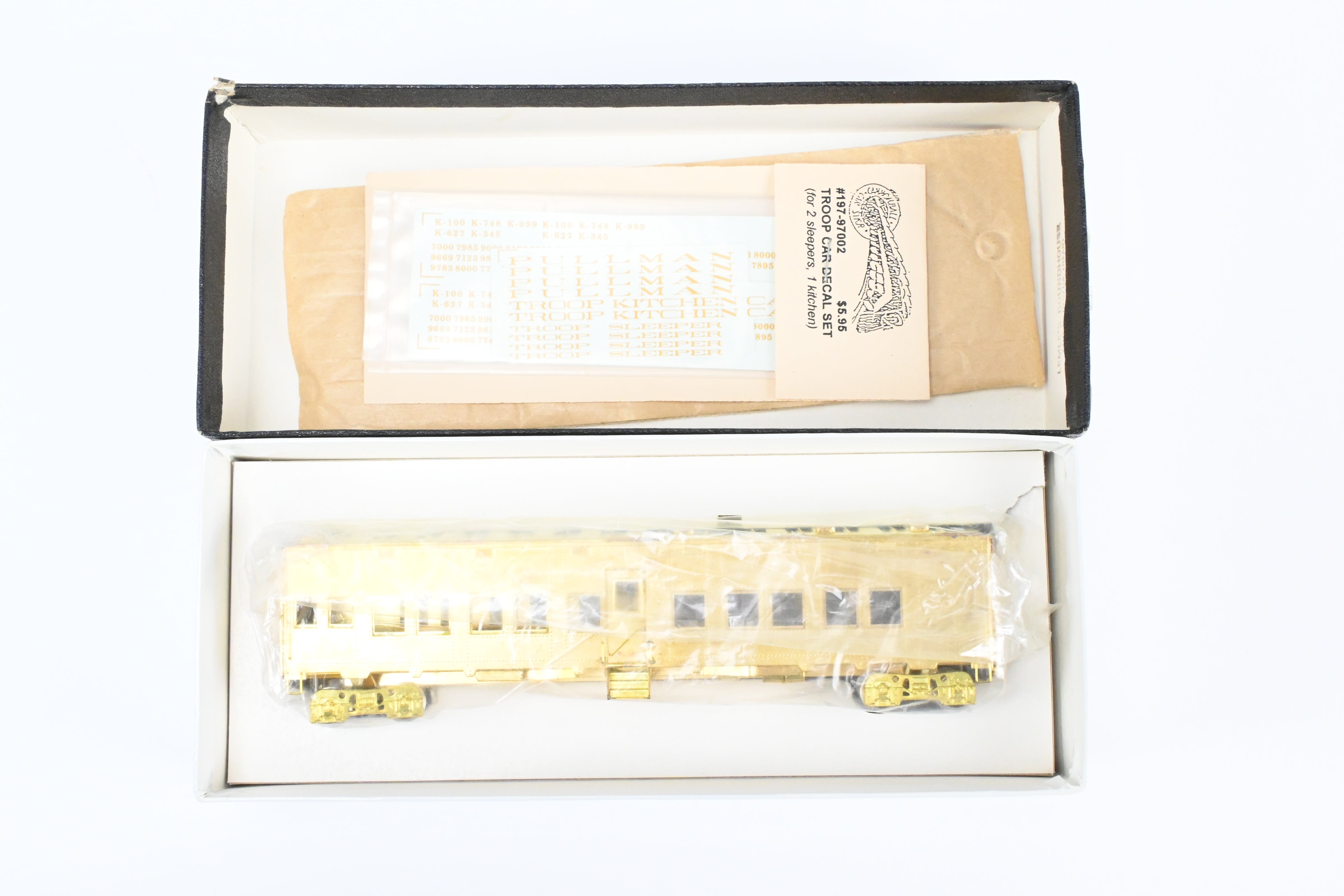1970 HO Brass Hallmark Pullman Troop Sleeper Models with Spare Parts