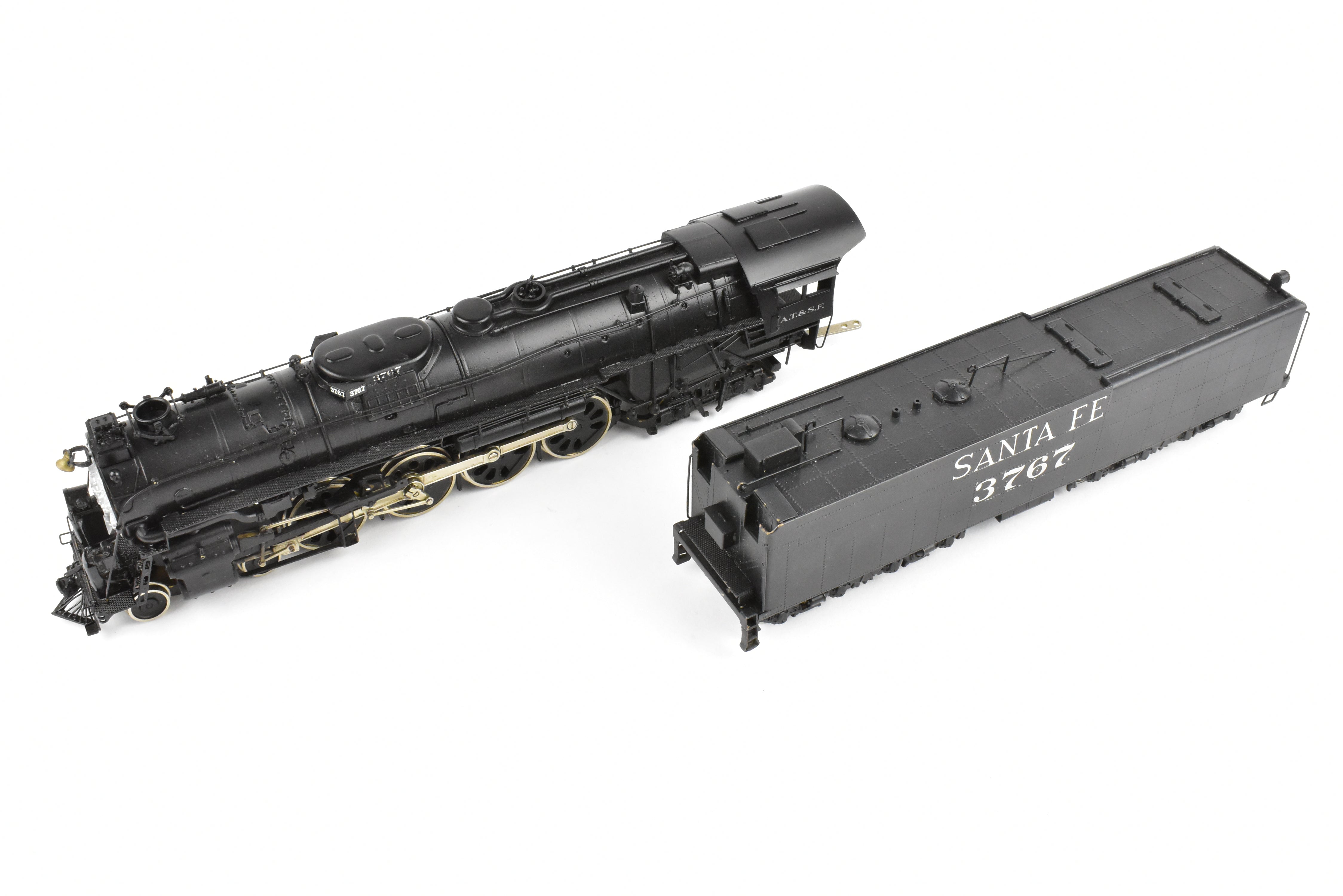 HO Scale Brass PFM - United Model Train ATSF - Santa Fe 4-8-4 Northern Early Run Locomotive CP #3767