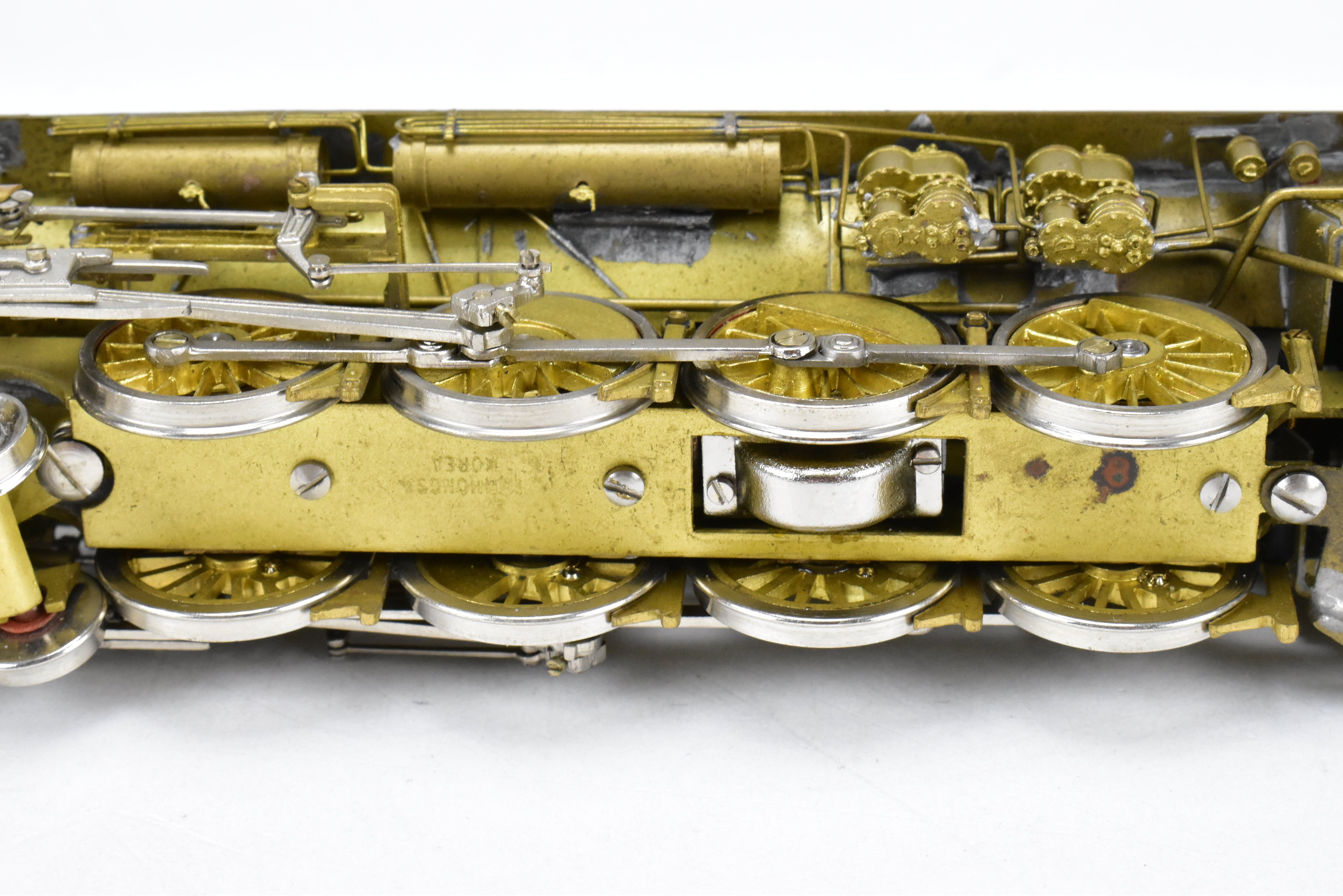 HO Scale Brass Model Train Key Imports D&RGW - Denver & Rio Grande Western M - 64 4 - 8 - 4 Northern Locomotive
