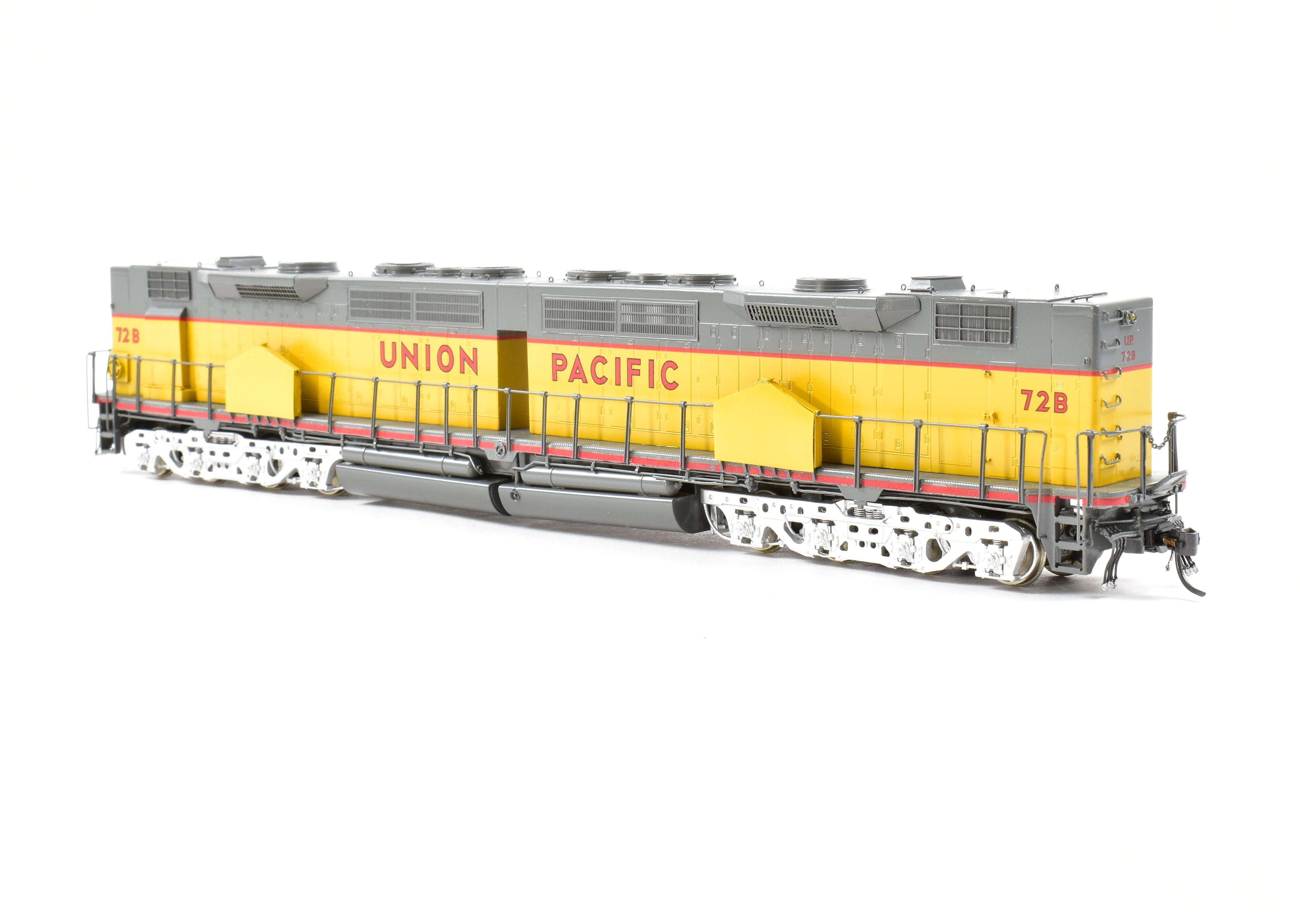 HO Scale Brass Locomotive - Overland Models, Inc. (OMI) Union Pacific (UP) Modernized DD35 B with Sand Boxes and Factory - Equivalent Custom Painting