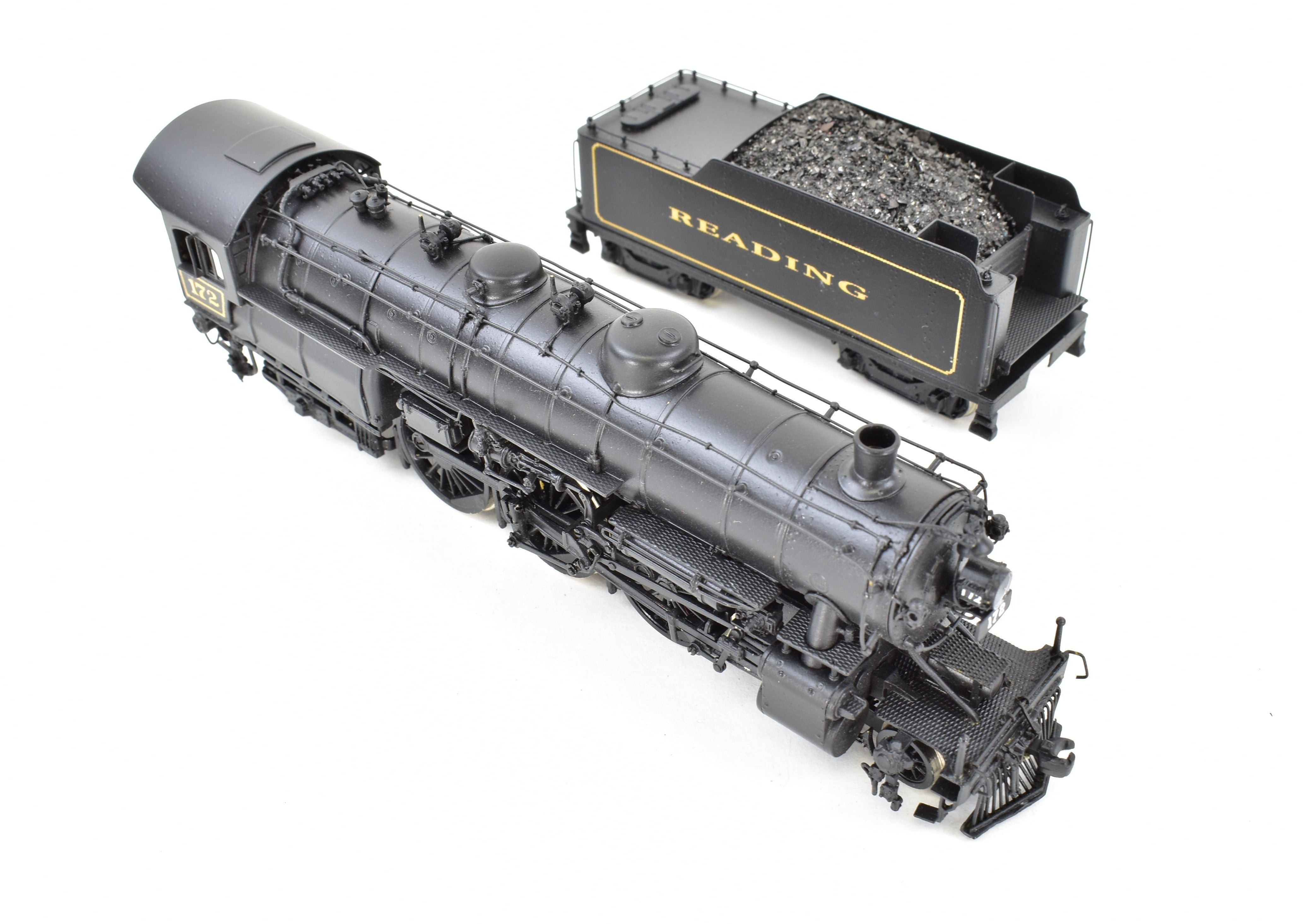 HO Scale Brass Model Train - Empire Midland Reading G2sa #175 4-6-2 Pacific Steam Locomotive CP No. 172 Equipped with Northwest Short Line (NWSL) Gearbox