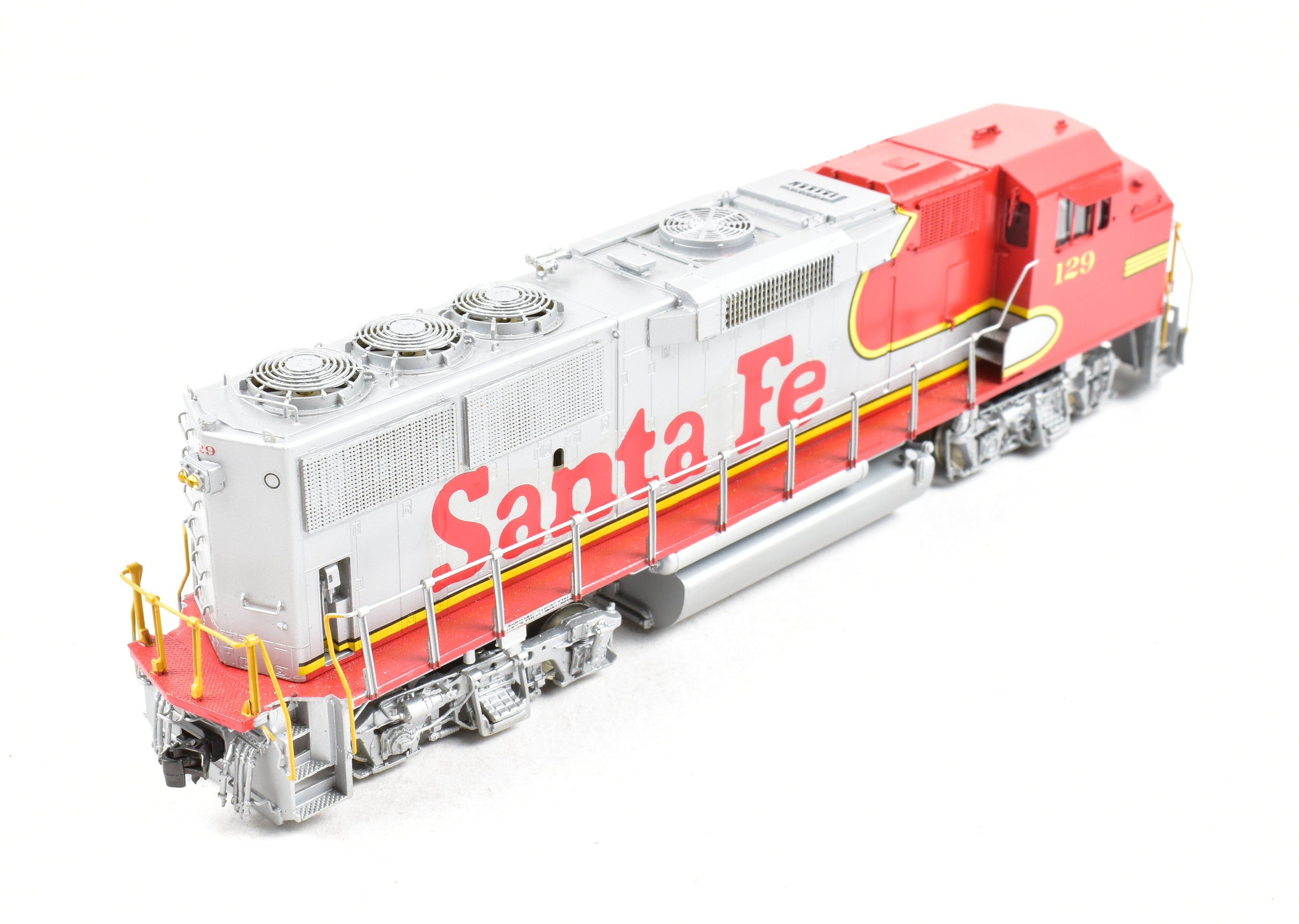 HO Scale Brass Model Train Engine - Overland Models Inc. AT&SF Santa Fe GP60M Factory Custom - Painted by OMI
