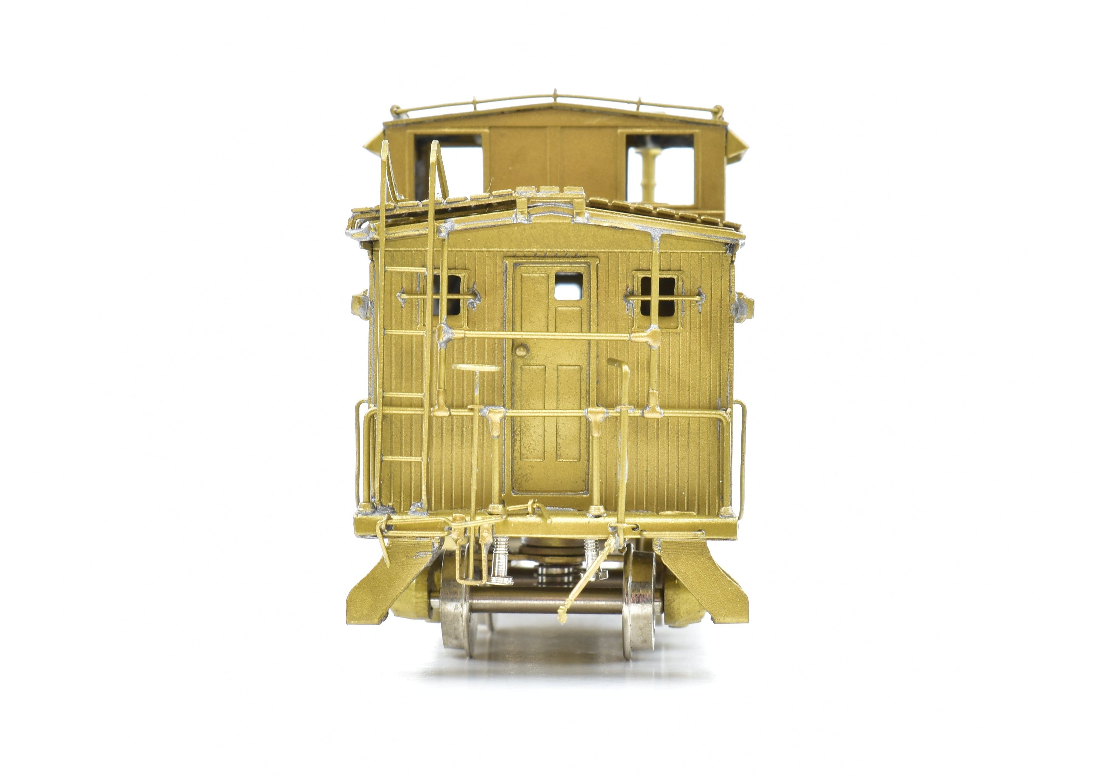 HO Scale Brass SLSF - Frisco Caboose with Steel Cupola Model by OMI - Overland Models, Inc.