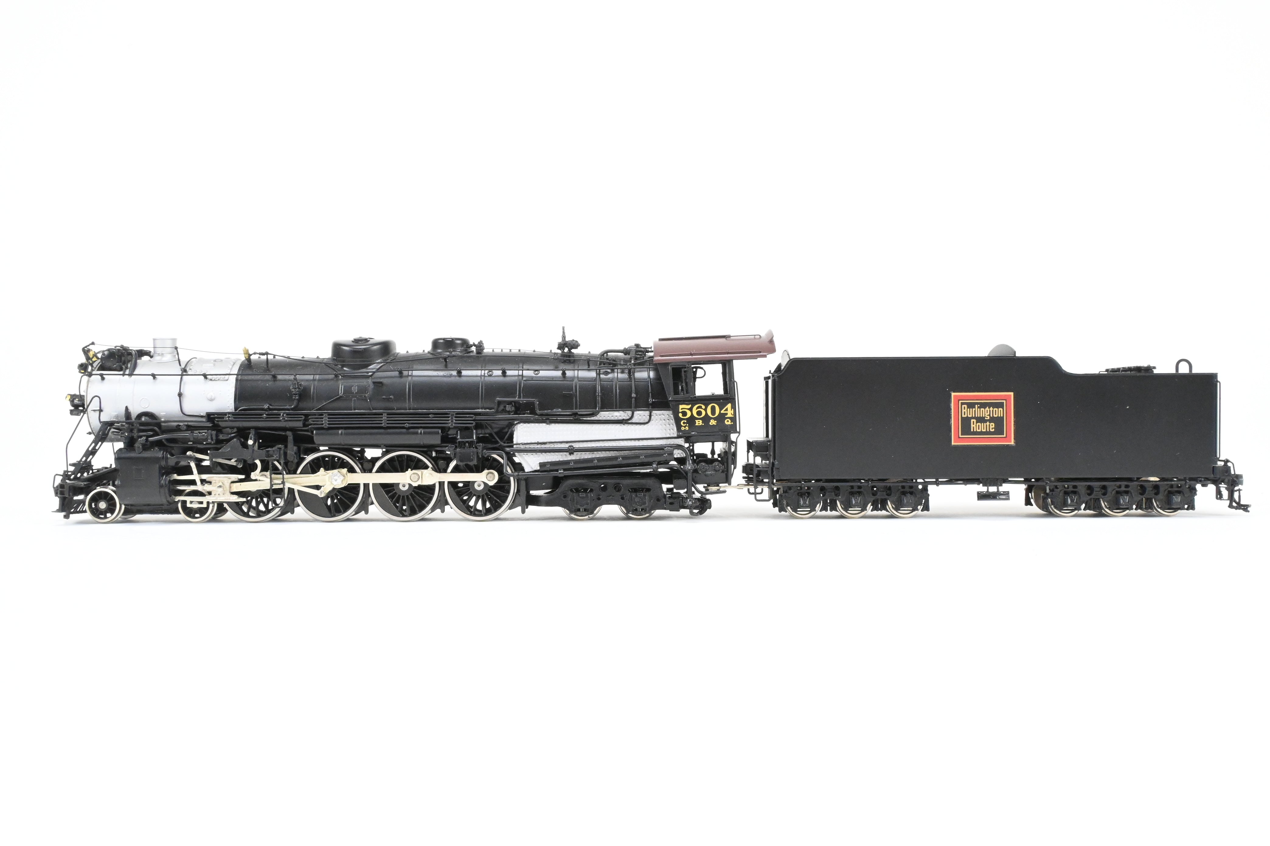 HO Scale Brass Oriental Limited CB&Q Burlington O-5 4-8-4 Open Cab Locomotive No. 5604