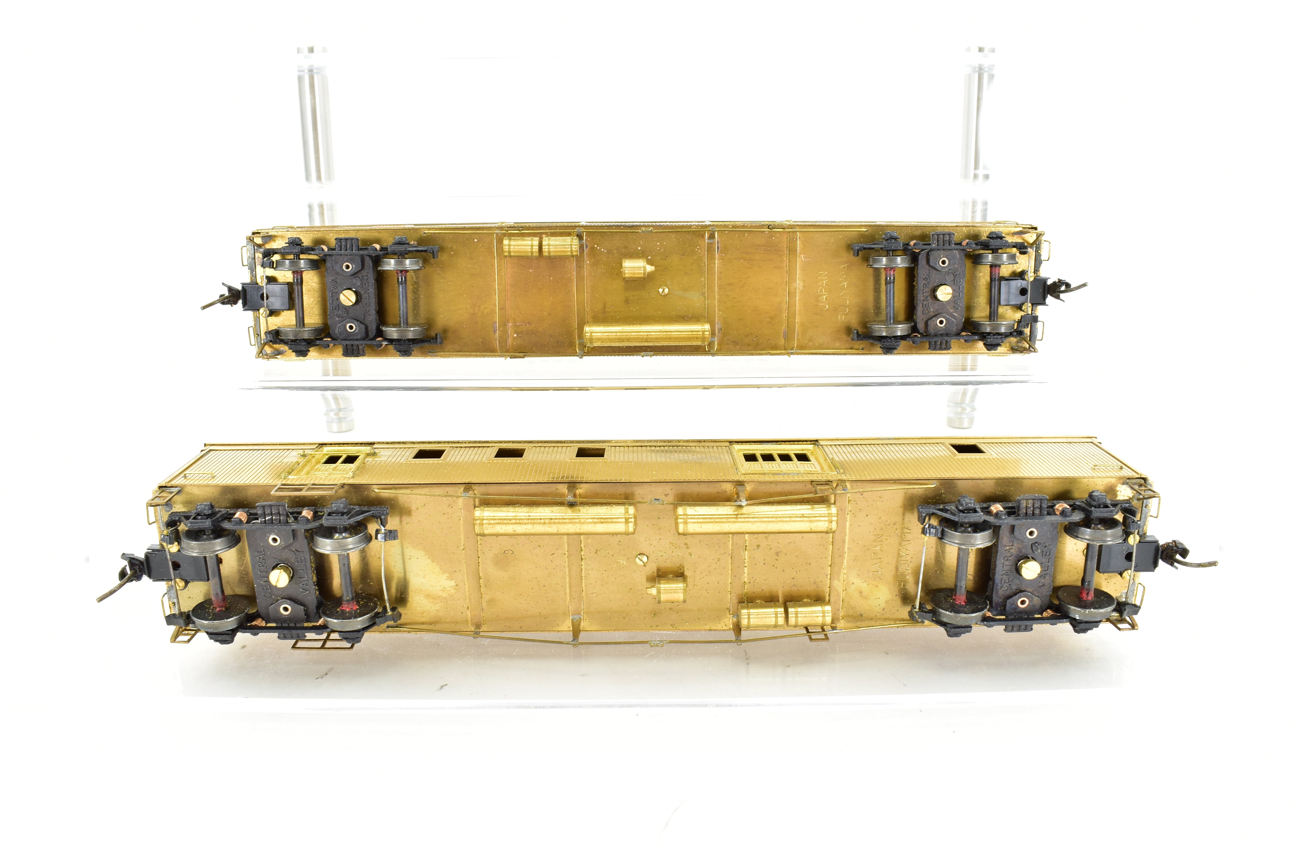 Canadian Pacific Railway Kettle Valley Brass Passenger Cars with Central Valley Trucks