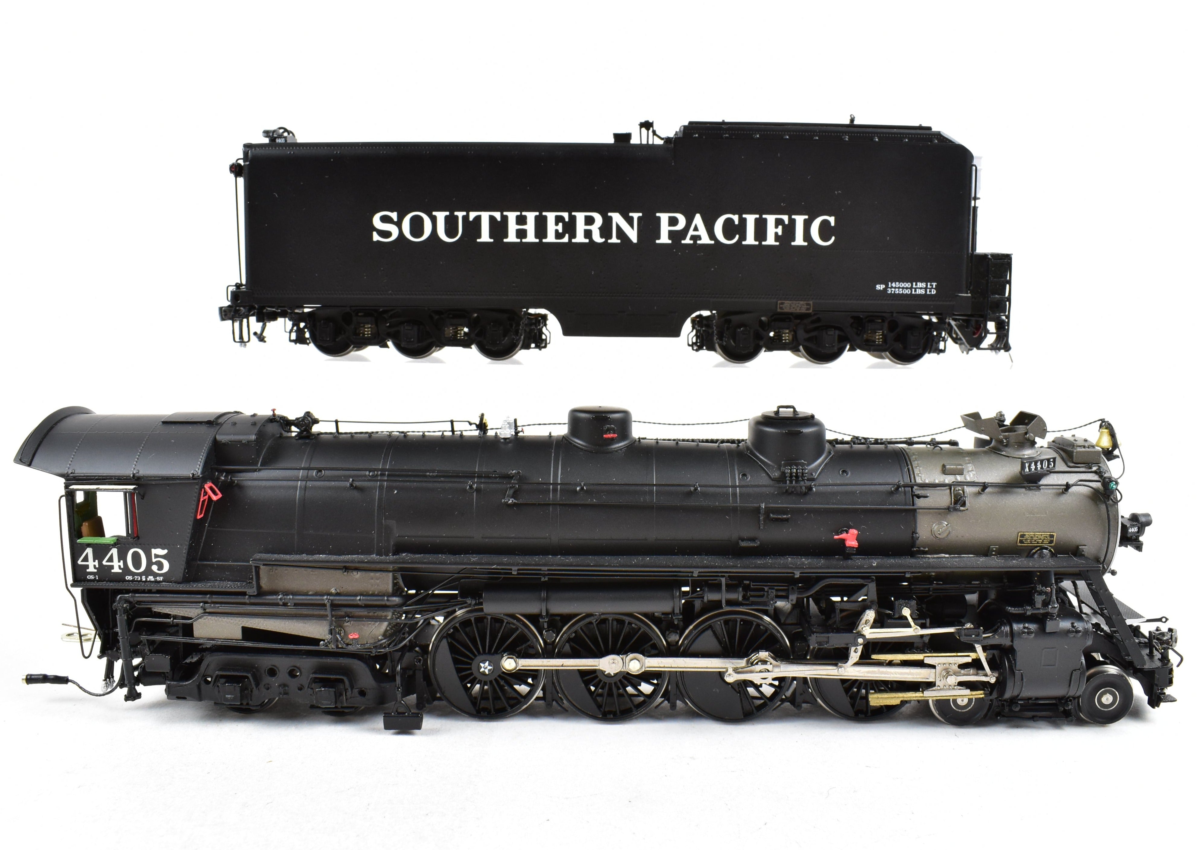 High - Quality HO Scale Brass Challenger Imports Southern Pacific Class GS - 1 4 - 8 - 4 Factory - Painted Locomotive Model No. 4405