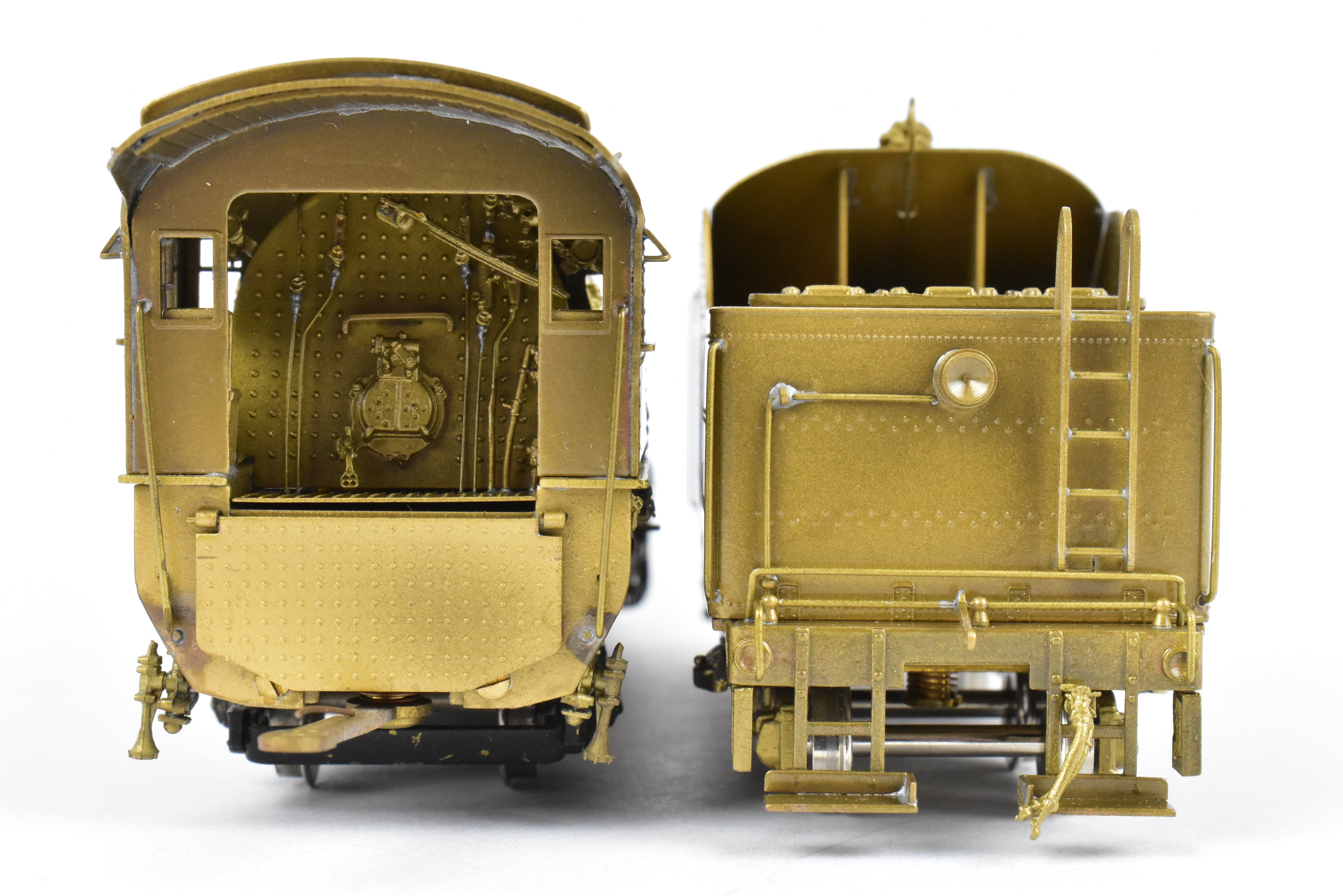 High - Quality HO Scale Brass Pacific Fast Mail (PFM) Model of United States Railway Administration (USRA) 2 - 8 - 2 Light Class Mikado Locomotive from 1977 Run, Sold As - Is