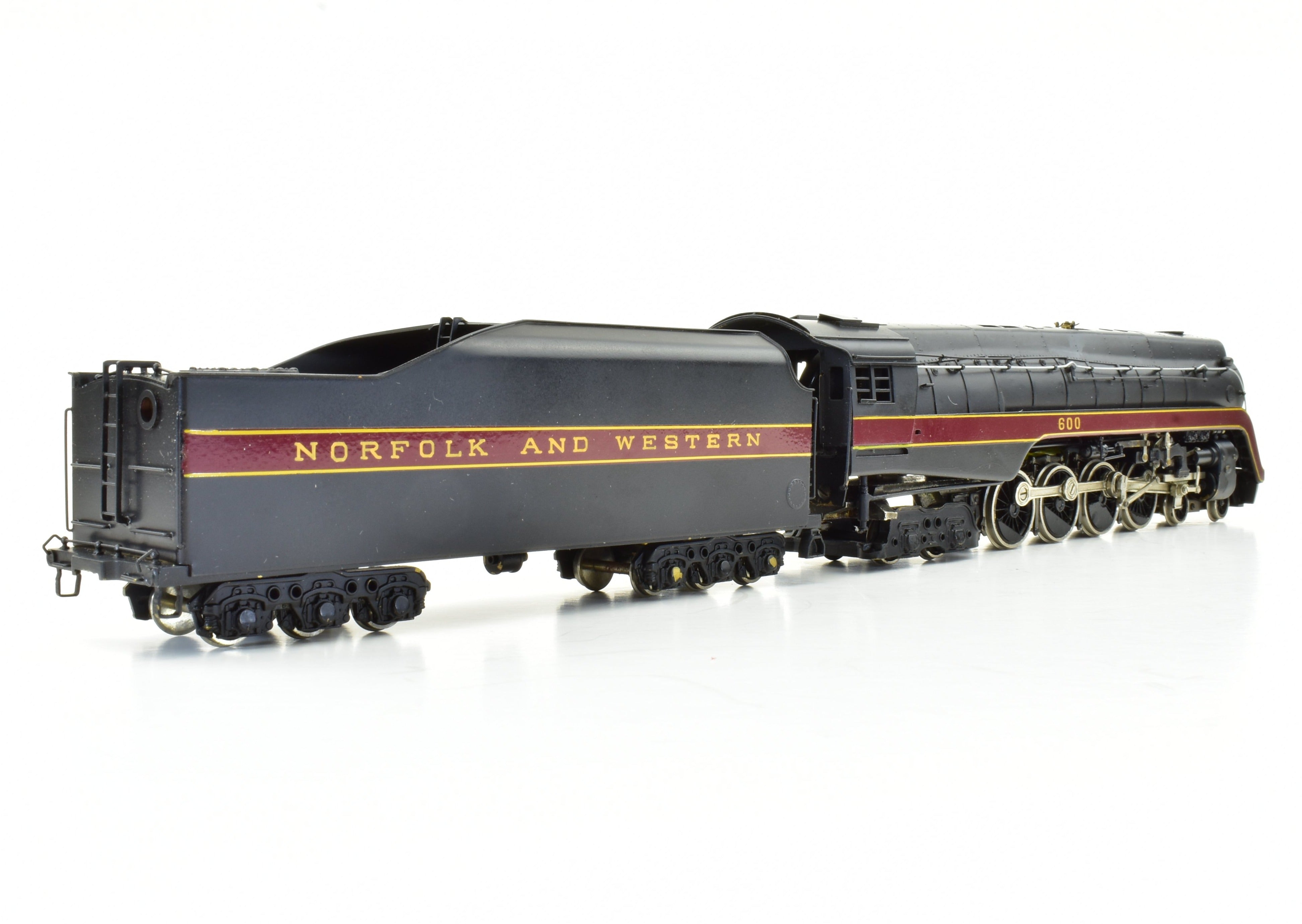 Rare HO Brass PFM Norfolk & Western Class J 4-8-4 Hand Painted by Tenshodo