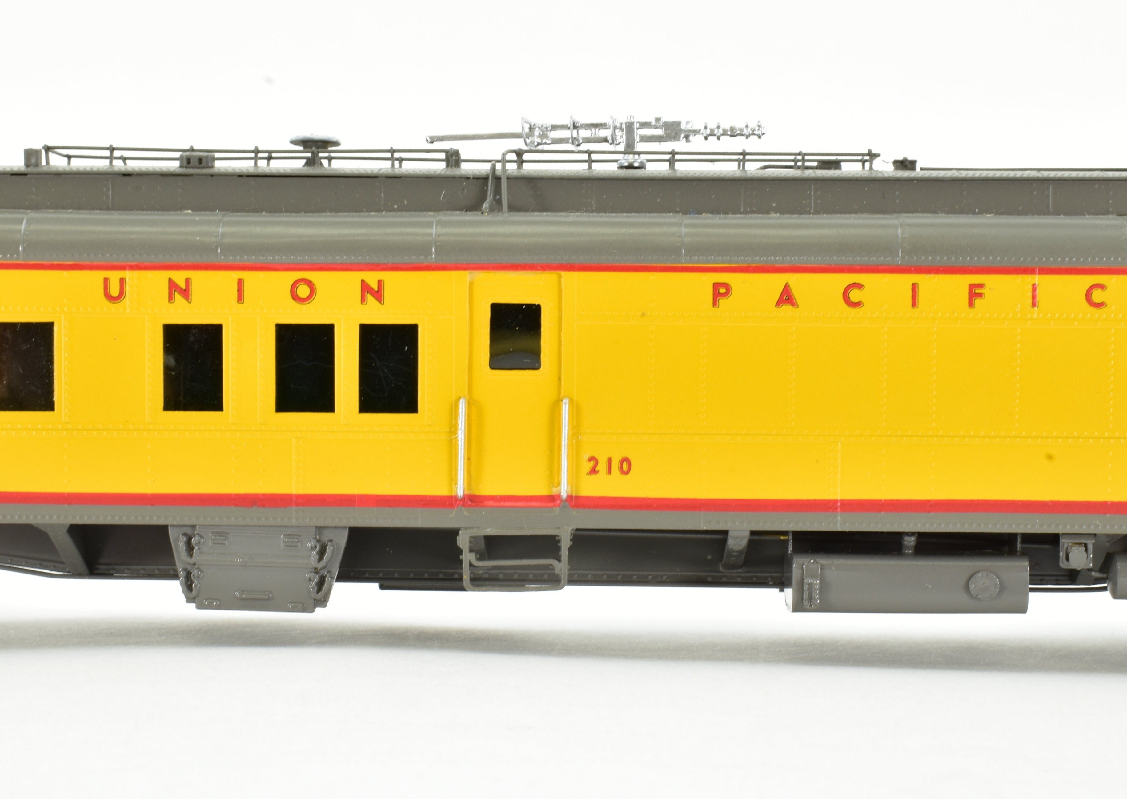 HO Scale Brass OMI - Overland Models, Inc. Union Pacific Dynamometer Car #210 in Original Configuration with Professional Painting for Model Railroading Enthusiasts