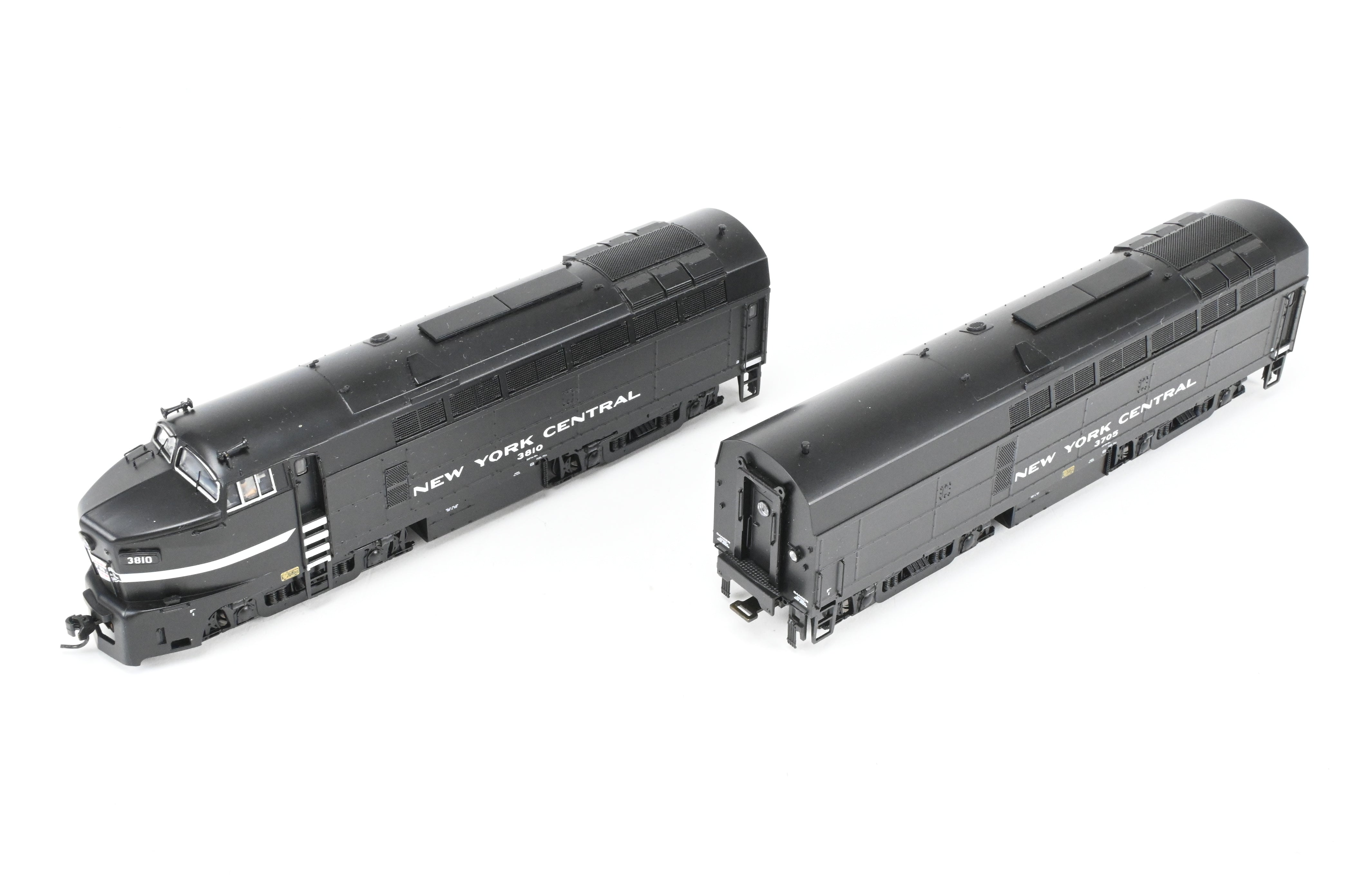 HO Scale Model Train Set - Broadway Limited Imports Paragon 2 New York Central Baldwin RF - 16A/B Cigar Band Locomotive Set with DCC and Sound (Sold As - Is, B - Unit Sound Malfunctioning)