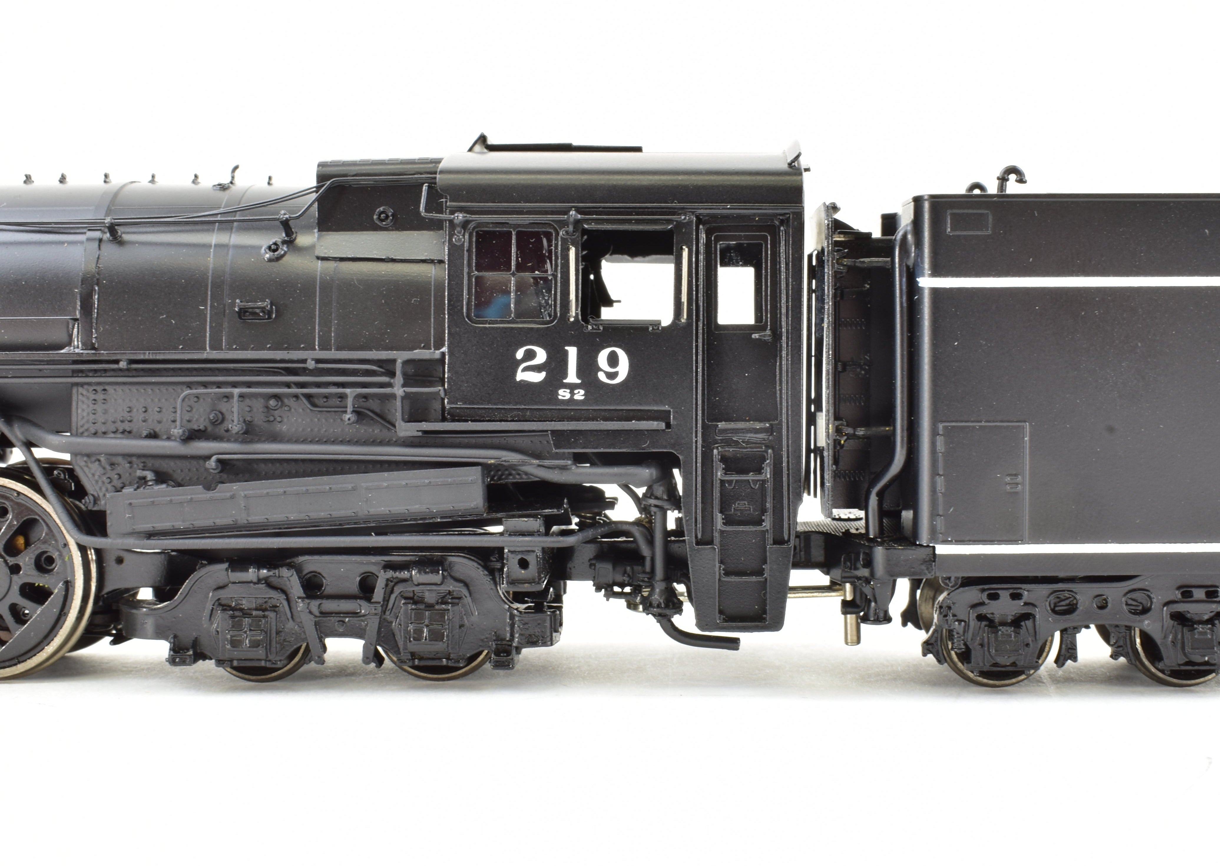 HO Scale Brass Model Train - Overland Models, Inc. MILW - Milwaukee Road S2a 4-8-4 - FP No. 219, High - Quality Collectible Model