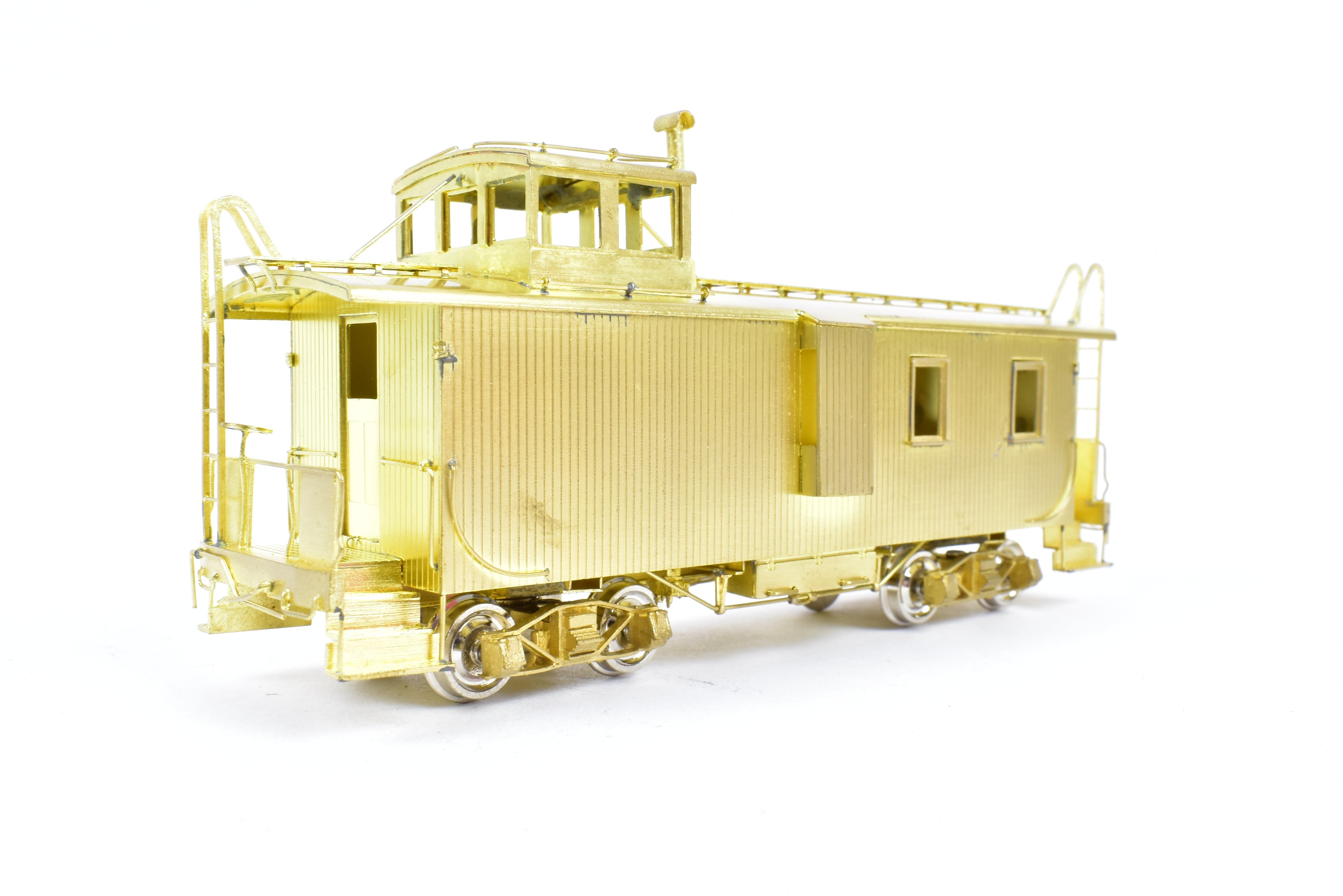 HO Scale Brass Canadian Pacific Railway Bay Window Wood Sheath Caboose by Van Hobbies