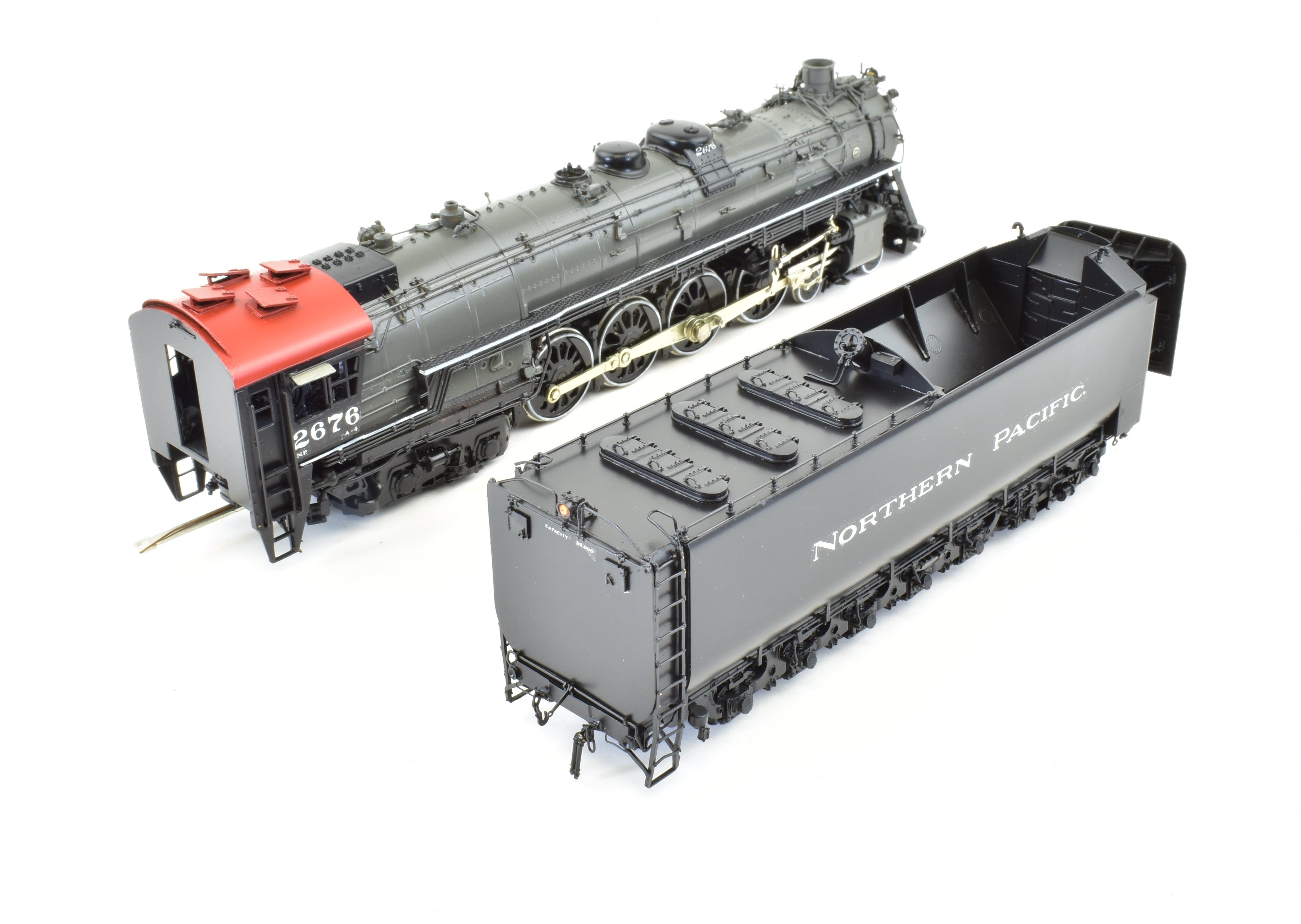 HO Scale Brass Northern Pacific A-4 4-8-4 Pro Painted Locomotive by W&R Enterprises